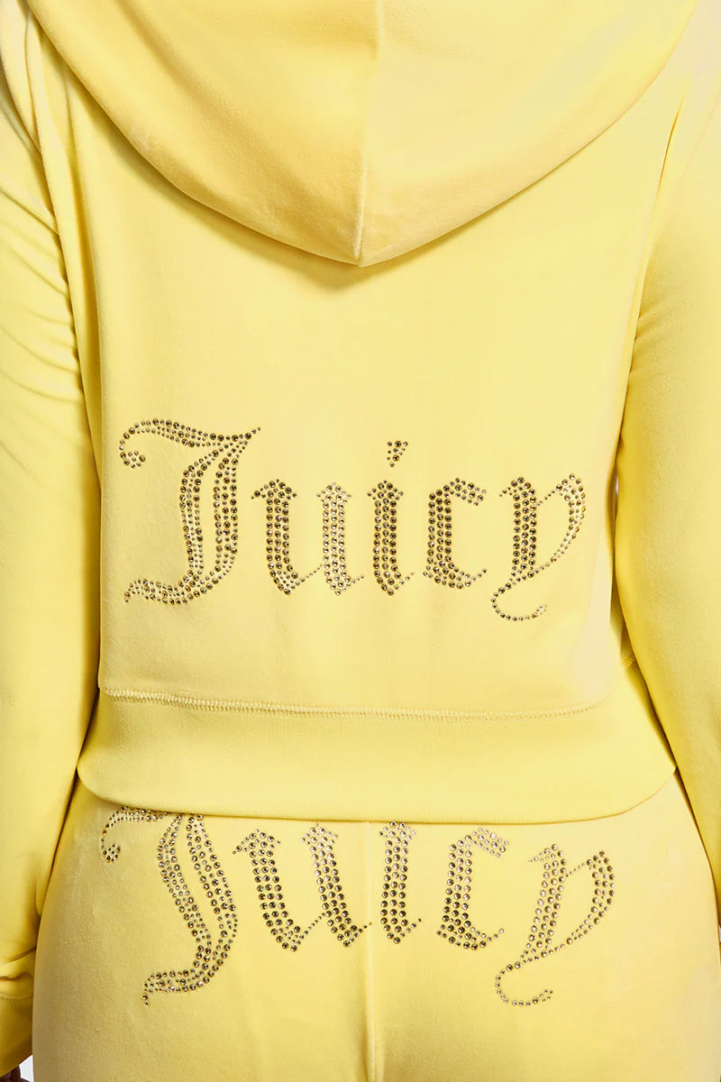Plus-Size OG Big Bling Velour Hoodie - Image 3