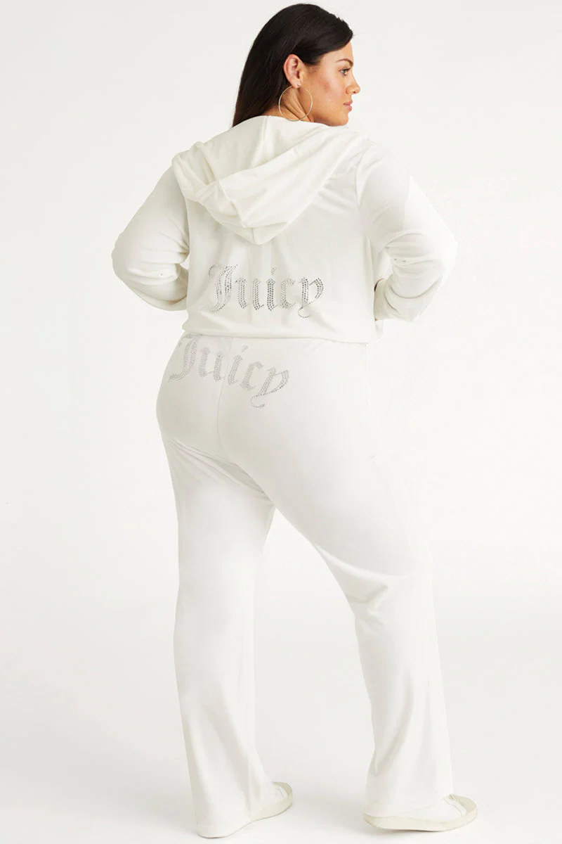 Plus-Size OG Big Bling Velour Track Pants - Image 4