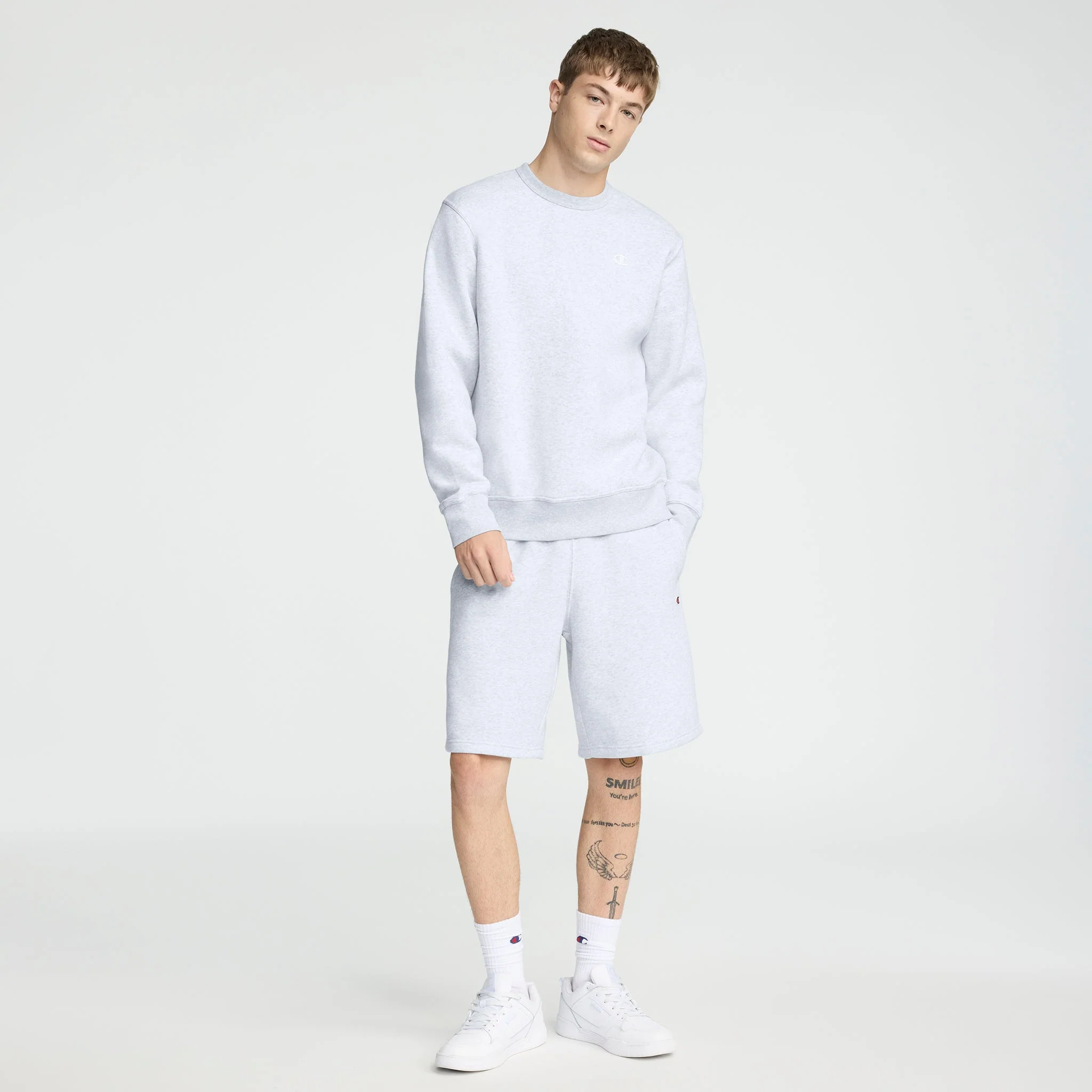 Powerblend Crewneck Sweatshirt, C Logo - Image 4