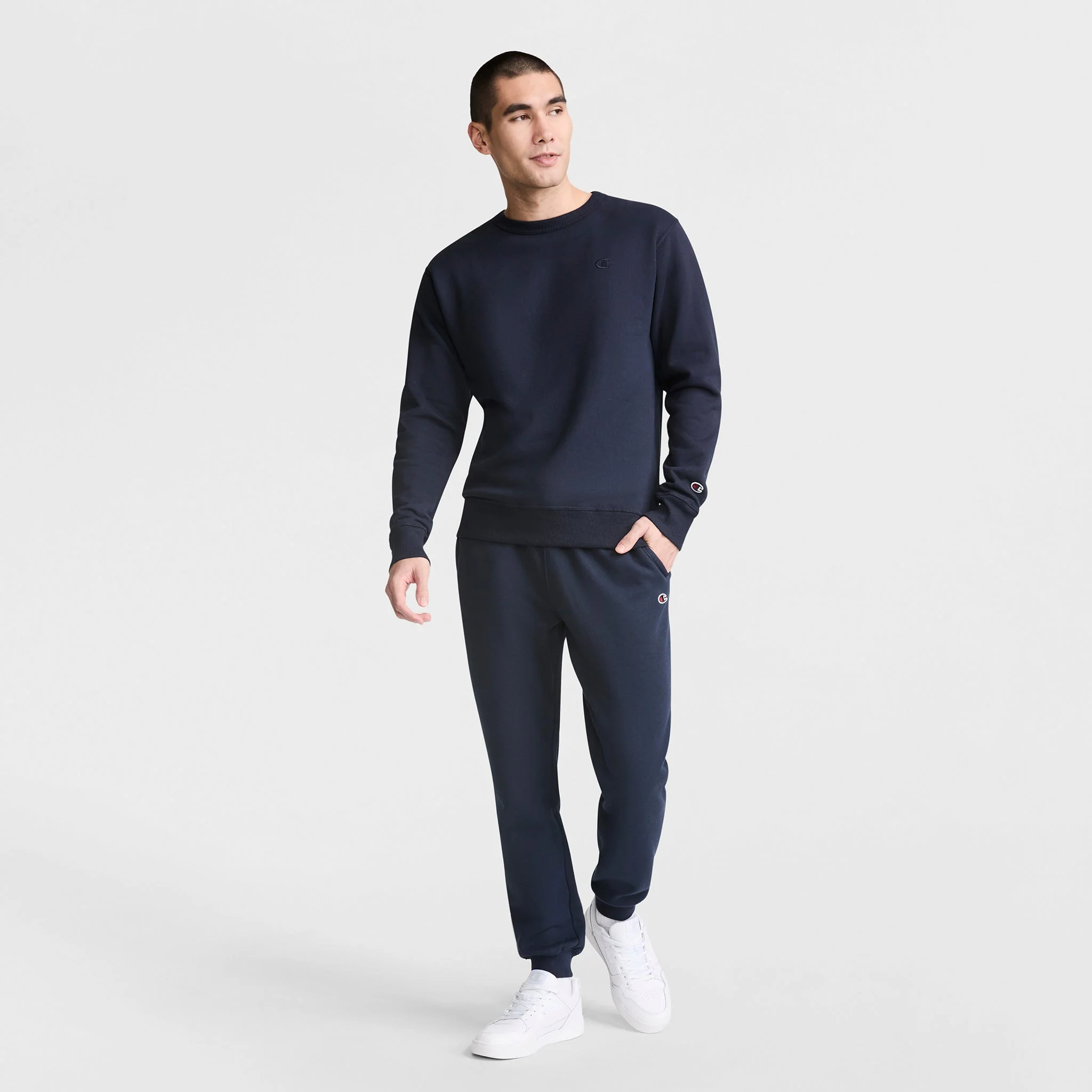 Powerblend Crewneck Sweatshirt, C Logo - Image 4