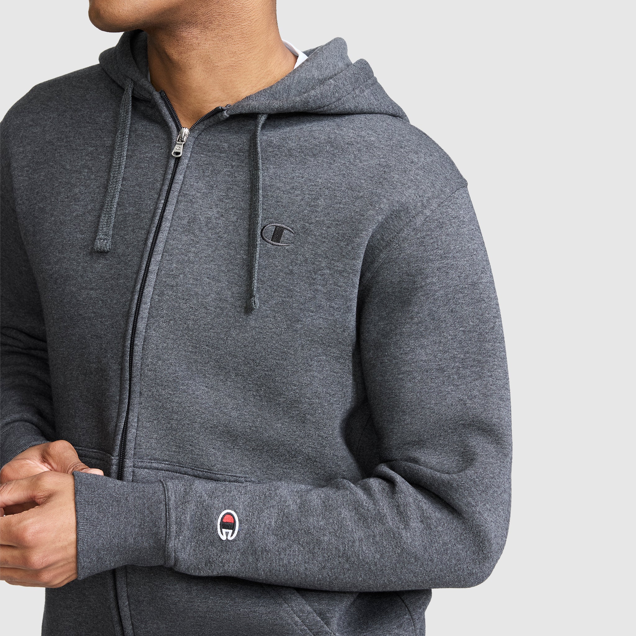 Powerblend Full-Zip Hoodie, C Logo - Image 5