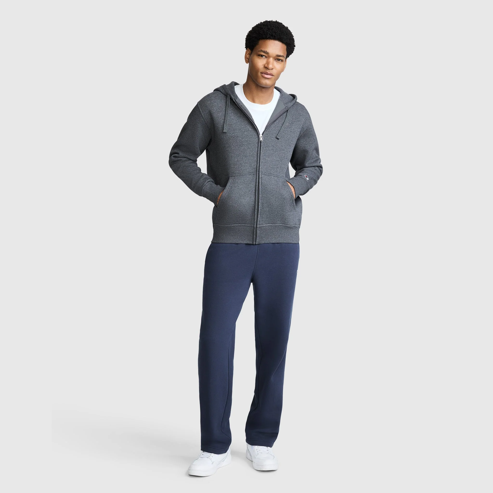 Powerblend Full-Zip Hoodie, C Logo - Image 6