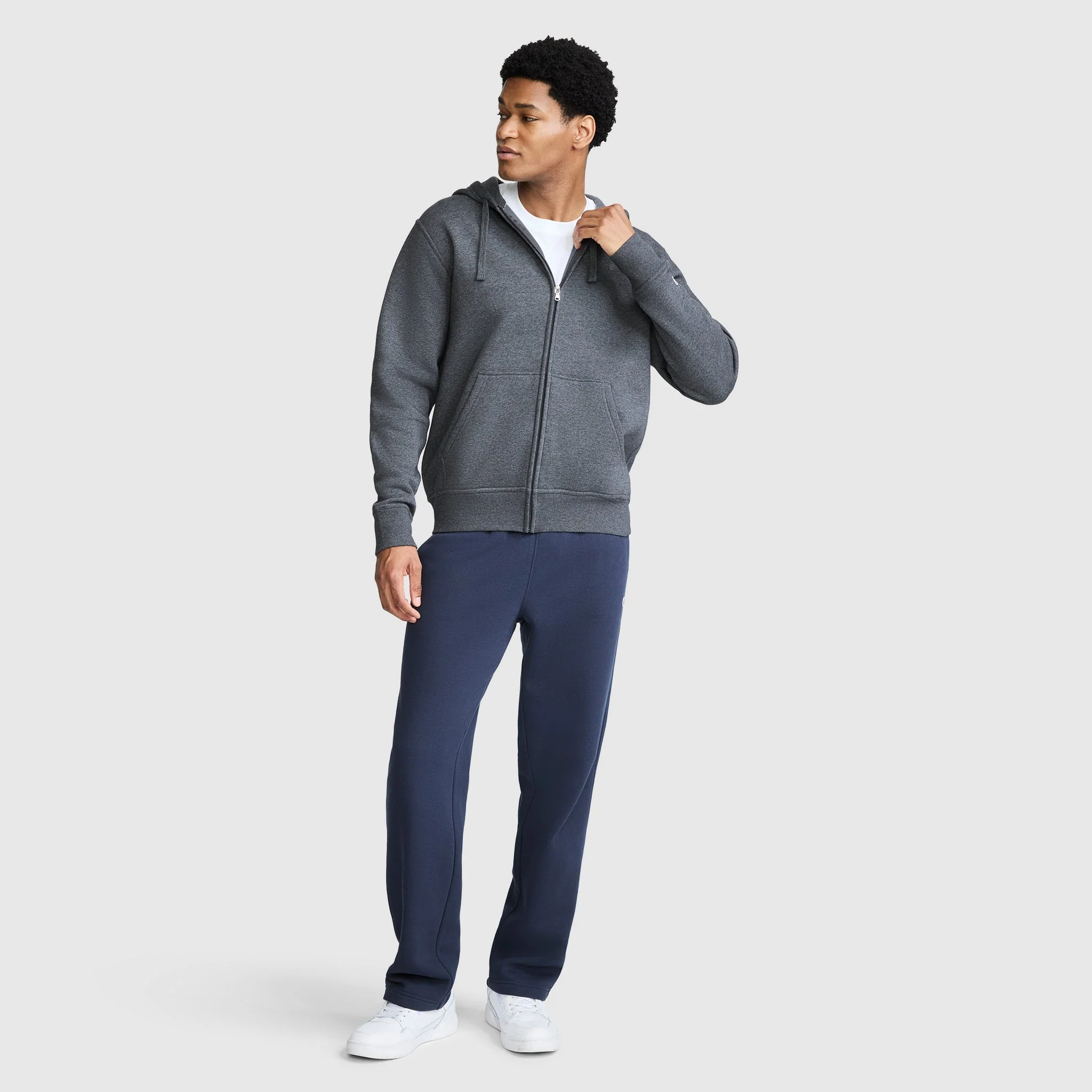 Powerblend Full-Zip Hoodie, C Logo - Image 7