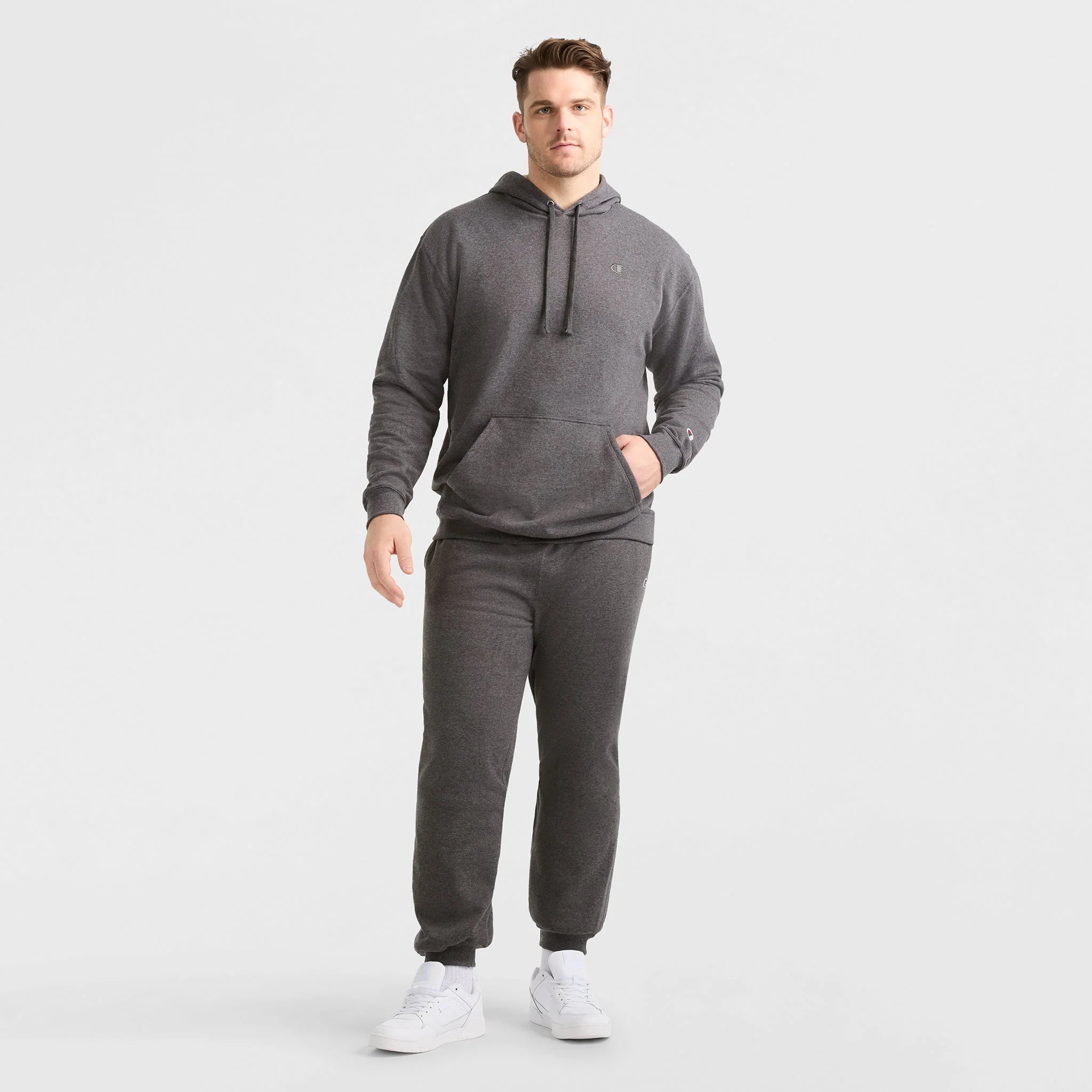 Powerblend Hoodie, C Logo - Big & Tall - Image 4