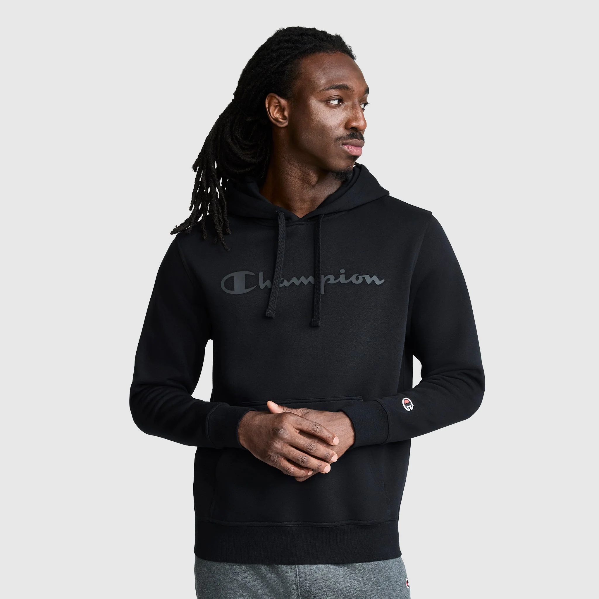 Powerblend Hoodie, Tonal Script Logo