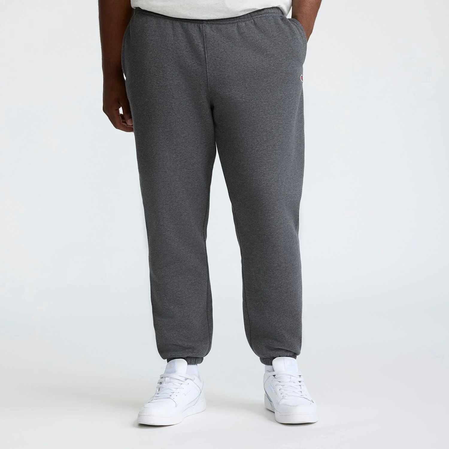 Powerblend Sweatpants, Cinched Bottom, C Logo - Big & Tall