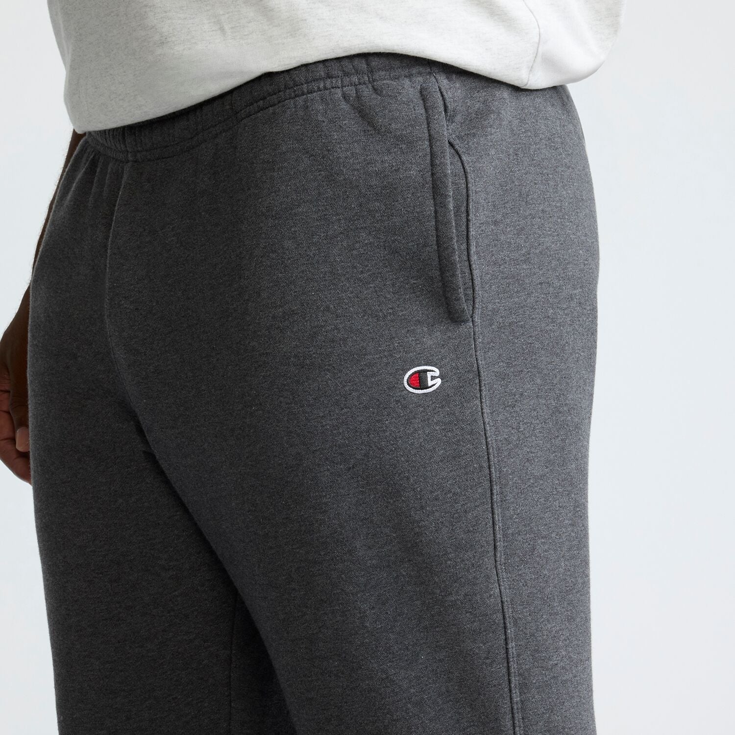 Powerblend Sweatpants, Cinched Bottom, C Logo - Big & Tall - Image 3