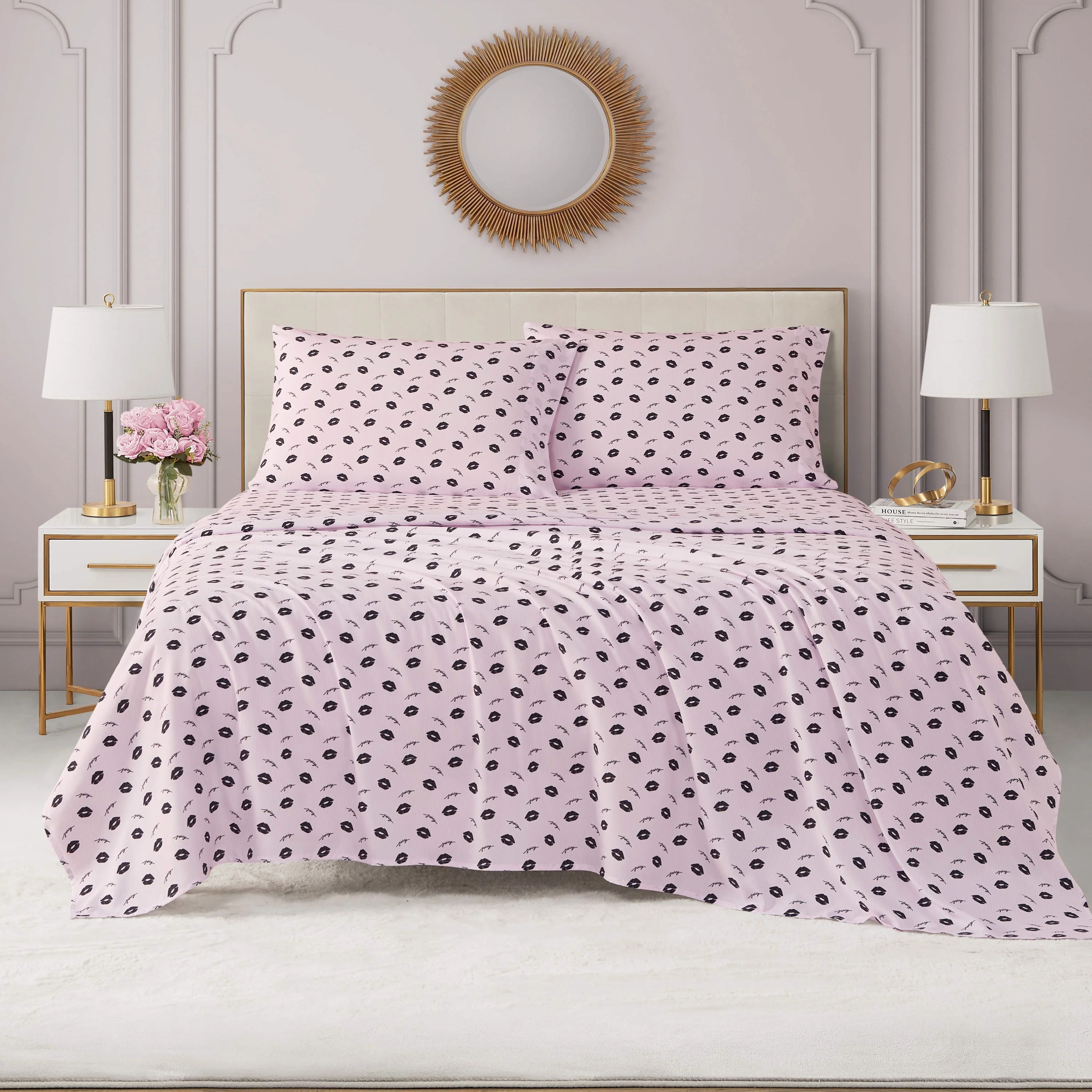 Printed Microfiber Sheet Set - Image 3
