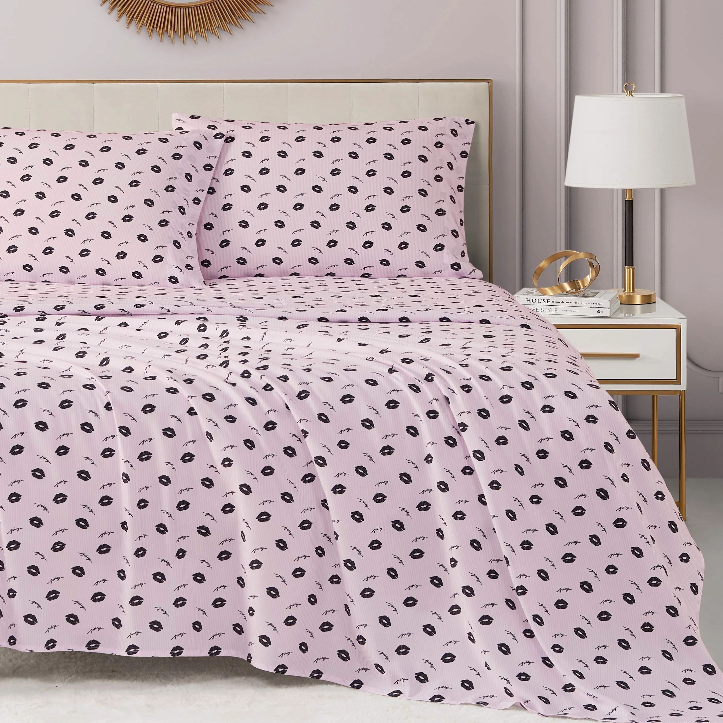 Printed Microfiber Sheet Set - Image 4