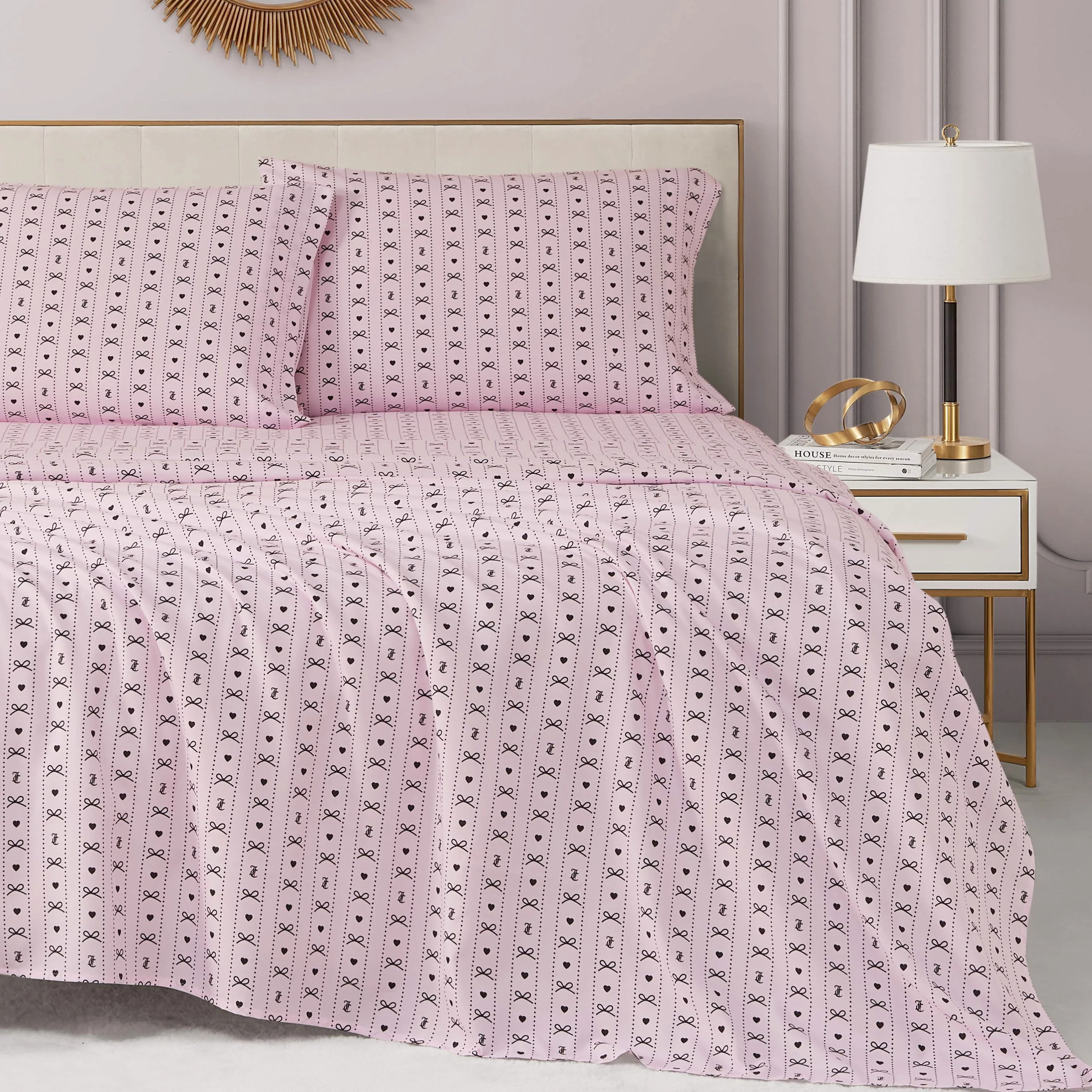Printed Microfiber Sheet Set - Image 4