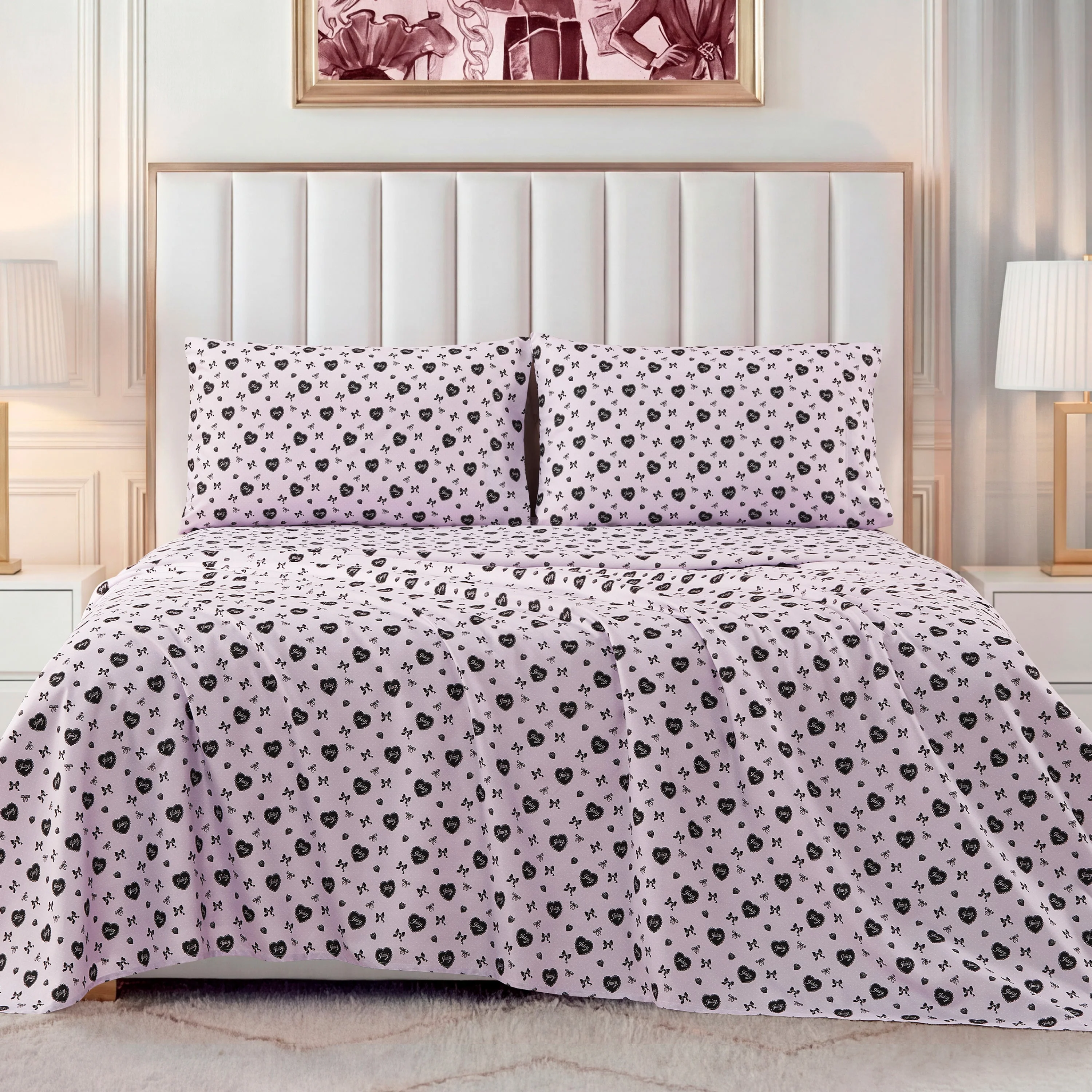 Printed Microfiber Sheet Set - Image 3
