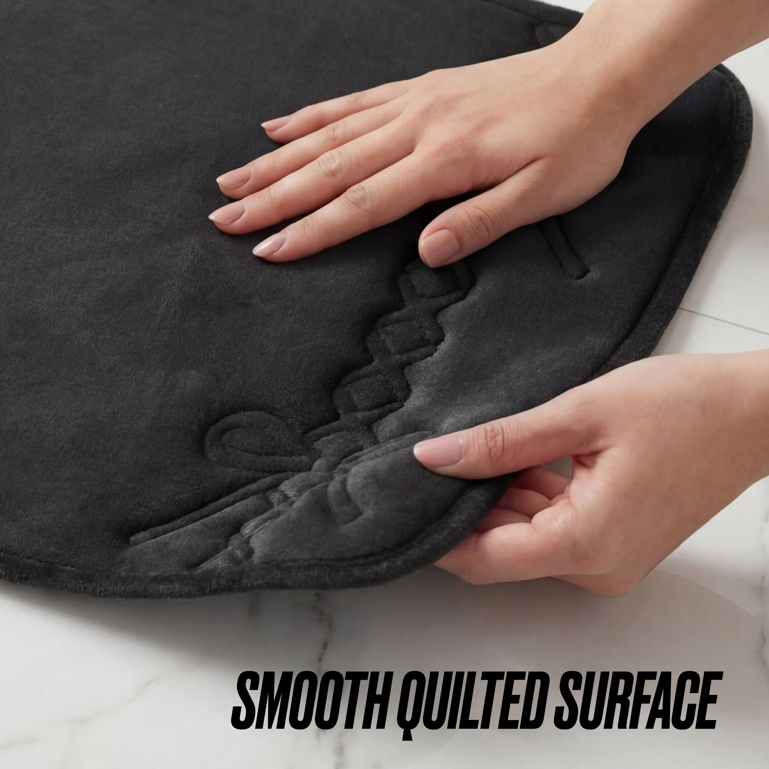 Quilted Memory Foam Bath Mat, 17" x 24" - Image 6