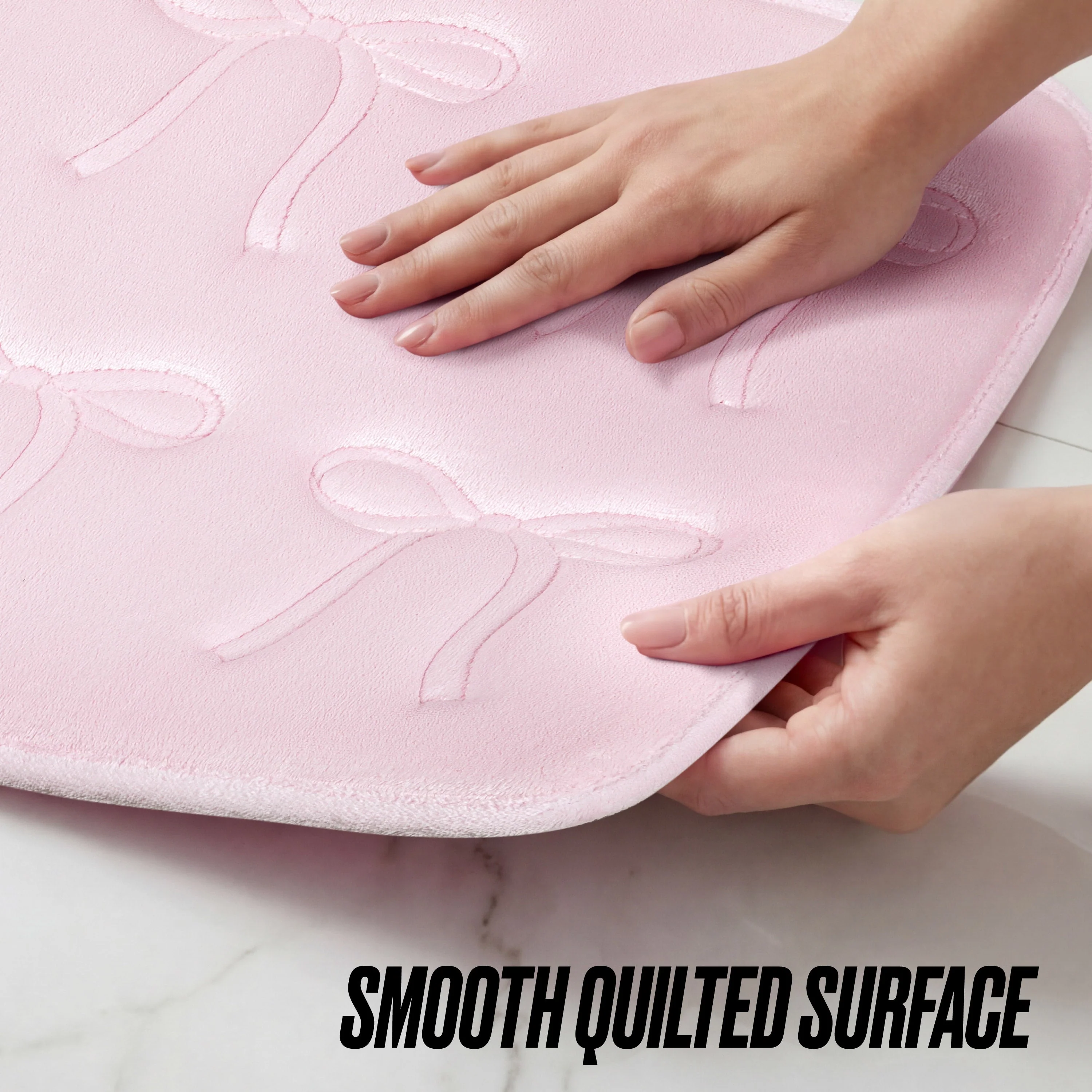 Quilted Memory Foam Bath Mat, 17" x 24" - Image 6