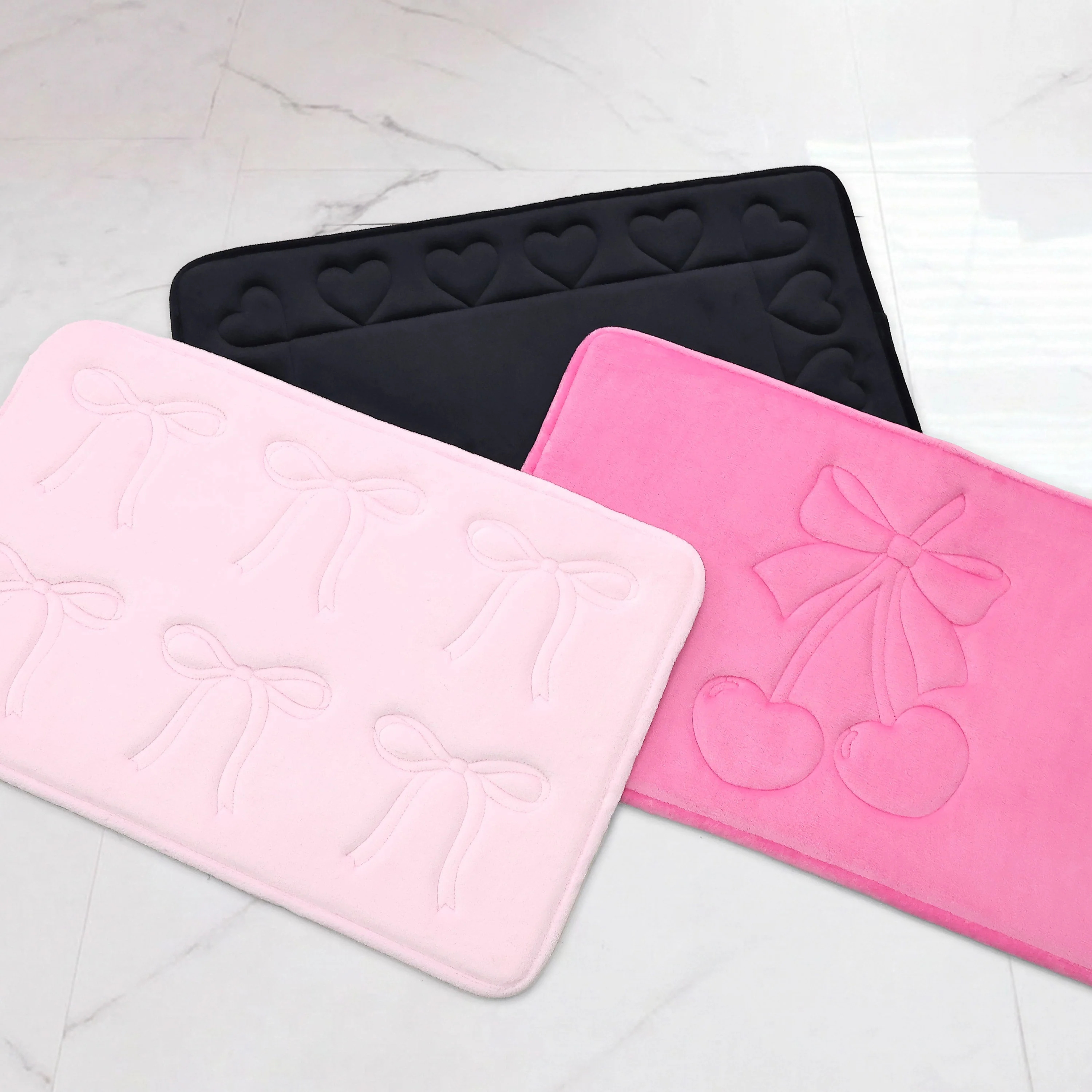 Quilted Memory Foam Bath Mat, 17" x 24" - Image 8