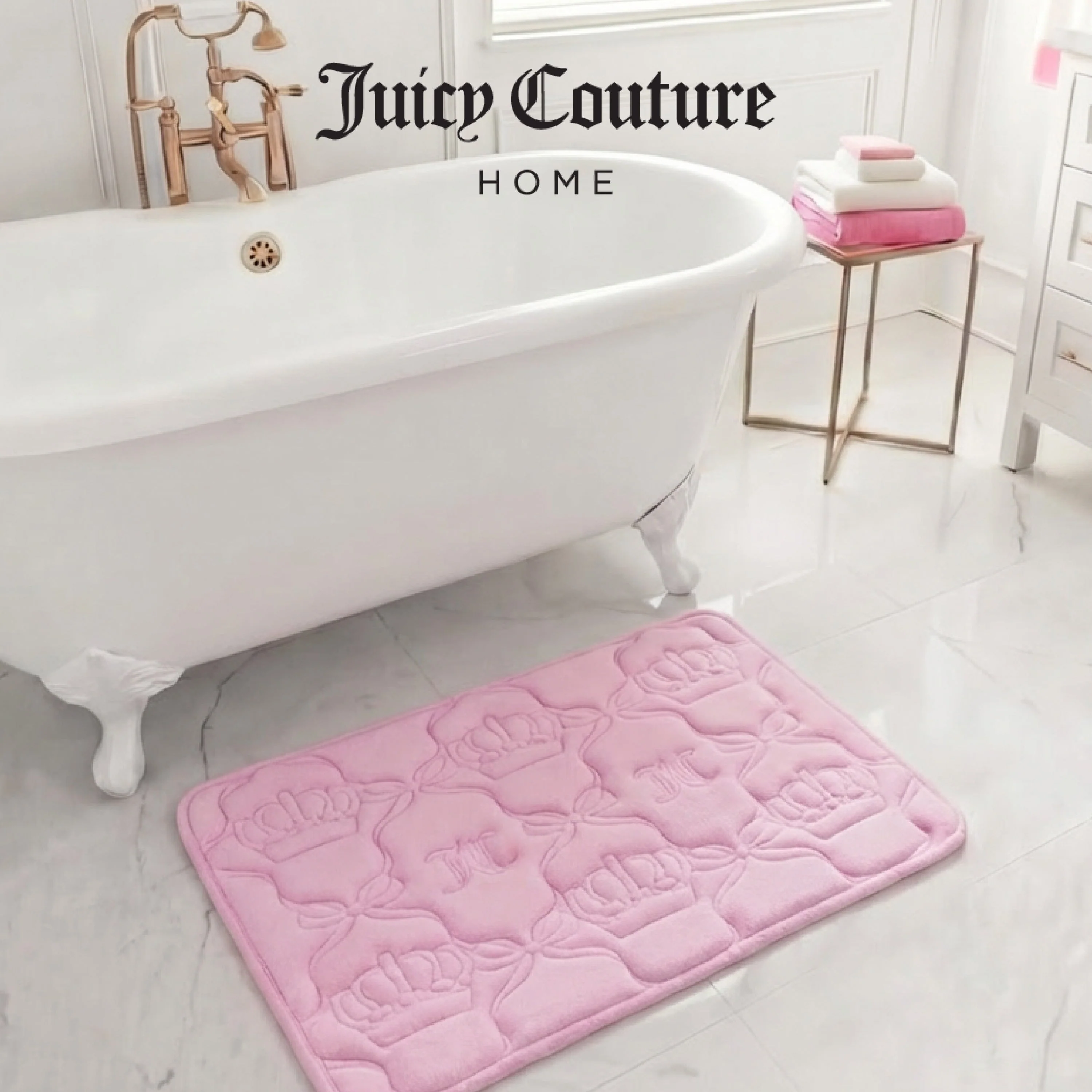 Quilted Memory Foam Bath Mat, 20" x 32" - Image 3