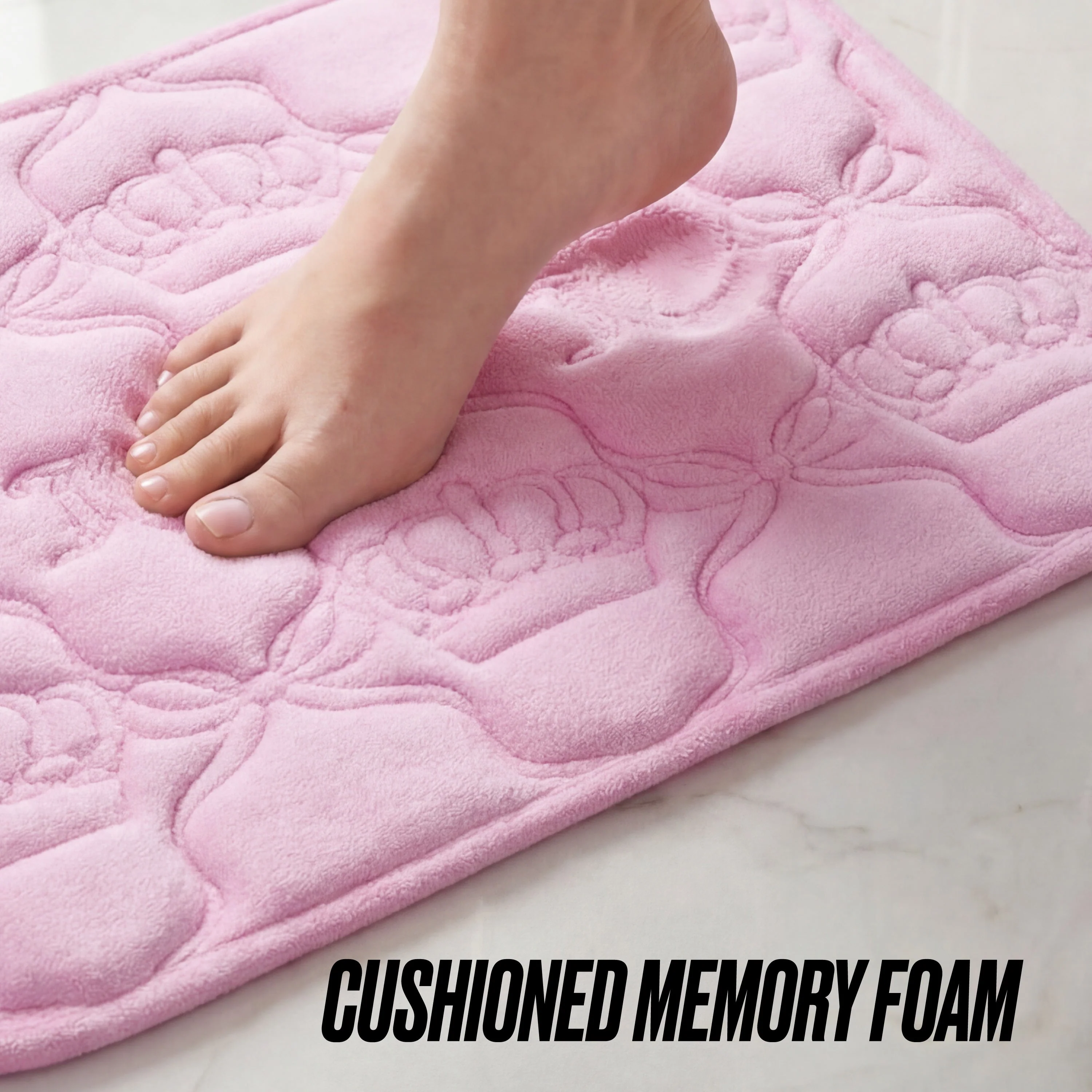 Quilted Memory Foam Bath Mat, 20" x 32" - Image 7