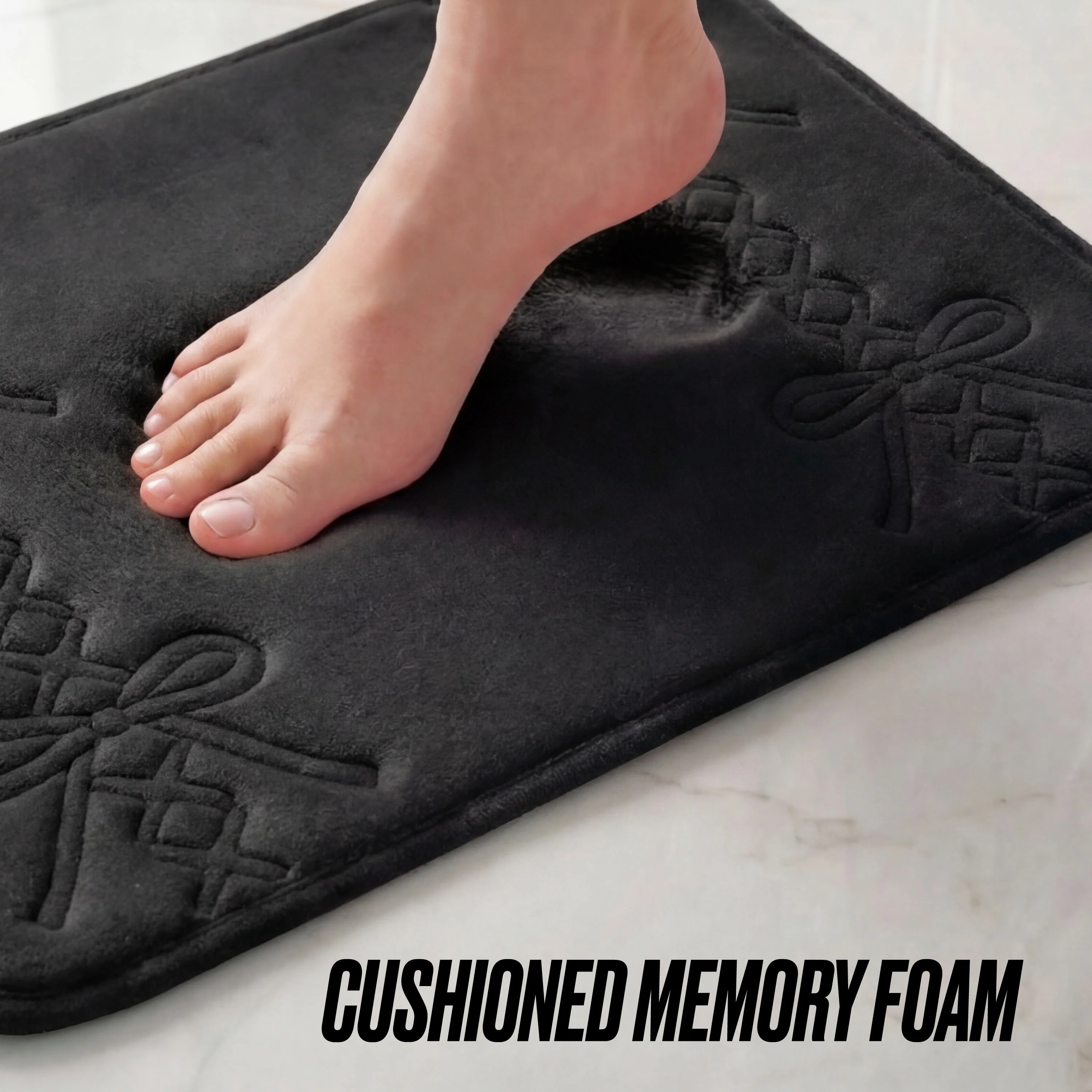 Quilted Memory Foam Bath Mat, 20" x 32" - Image 7