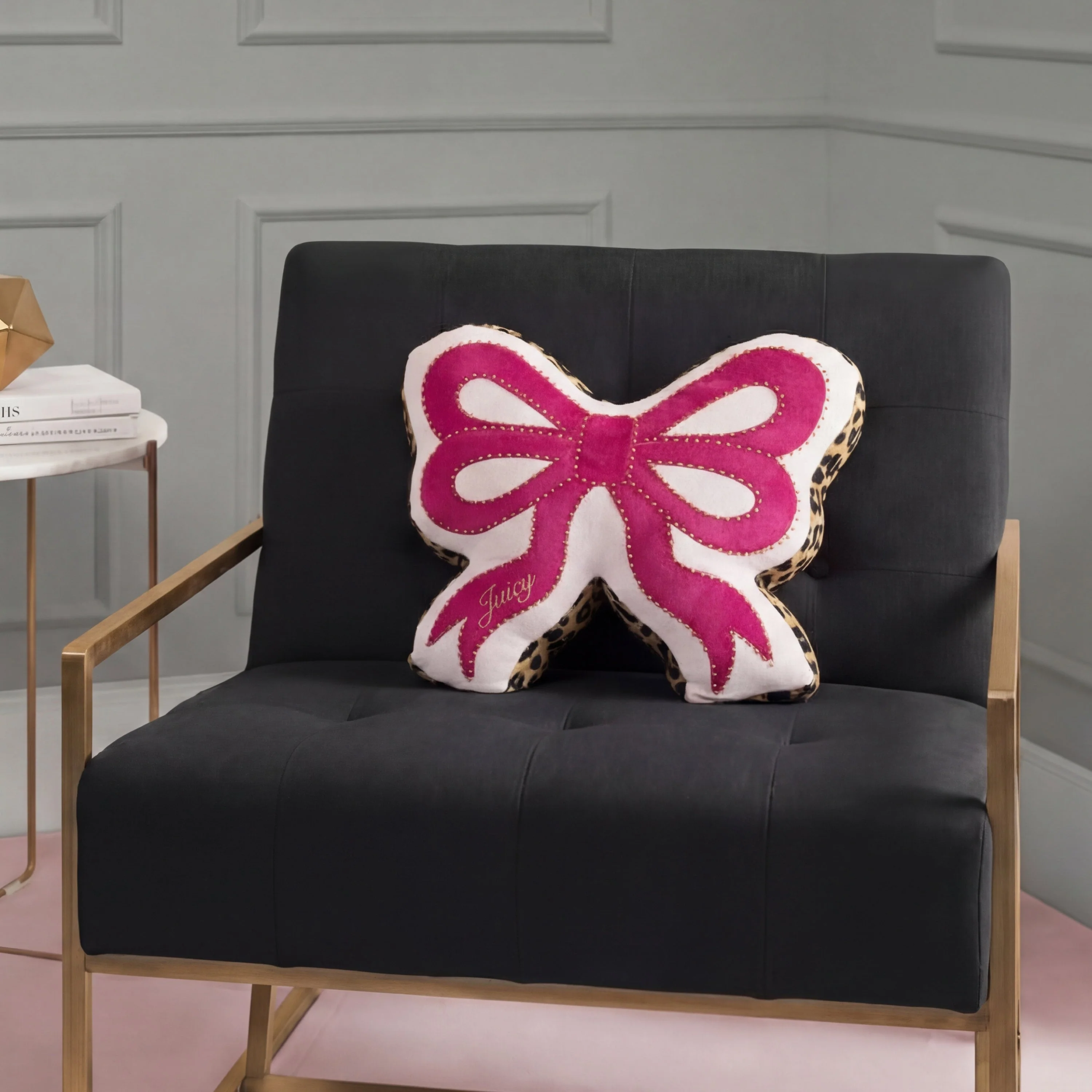 Reversible Bow Decorative Pillow - Image 5