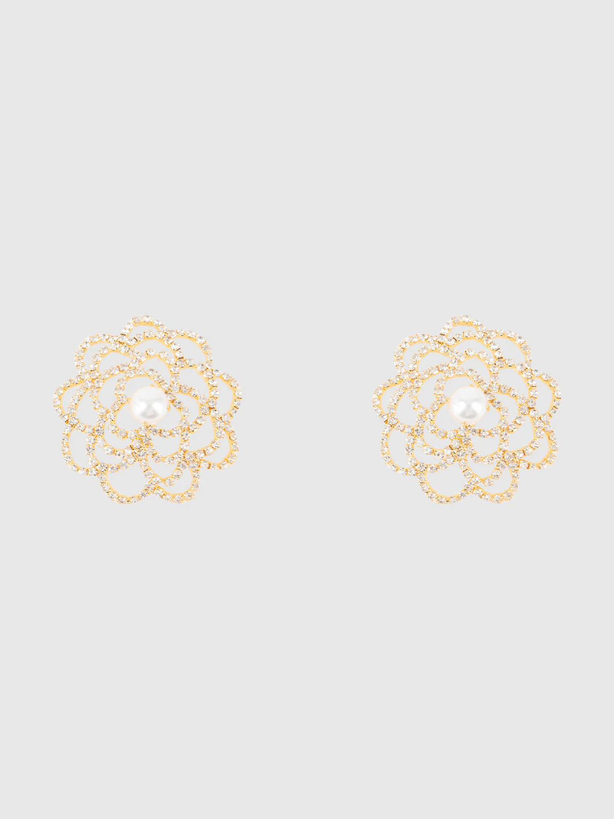 Rhinestone & Pearl Floral Pasties - Image 3