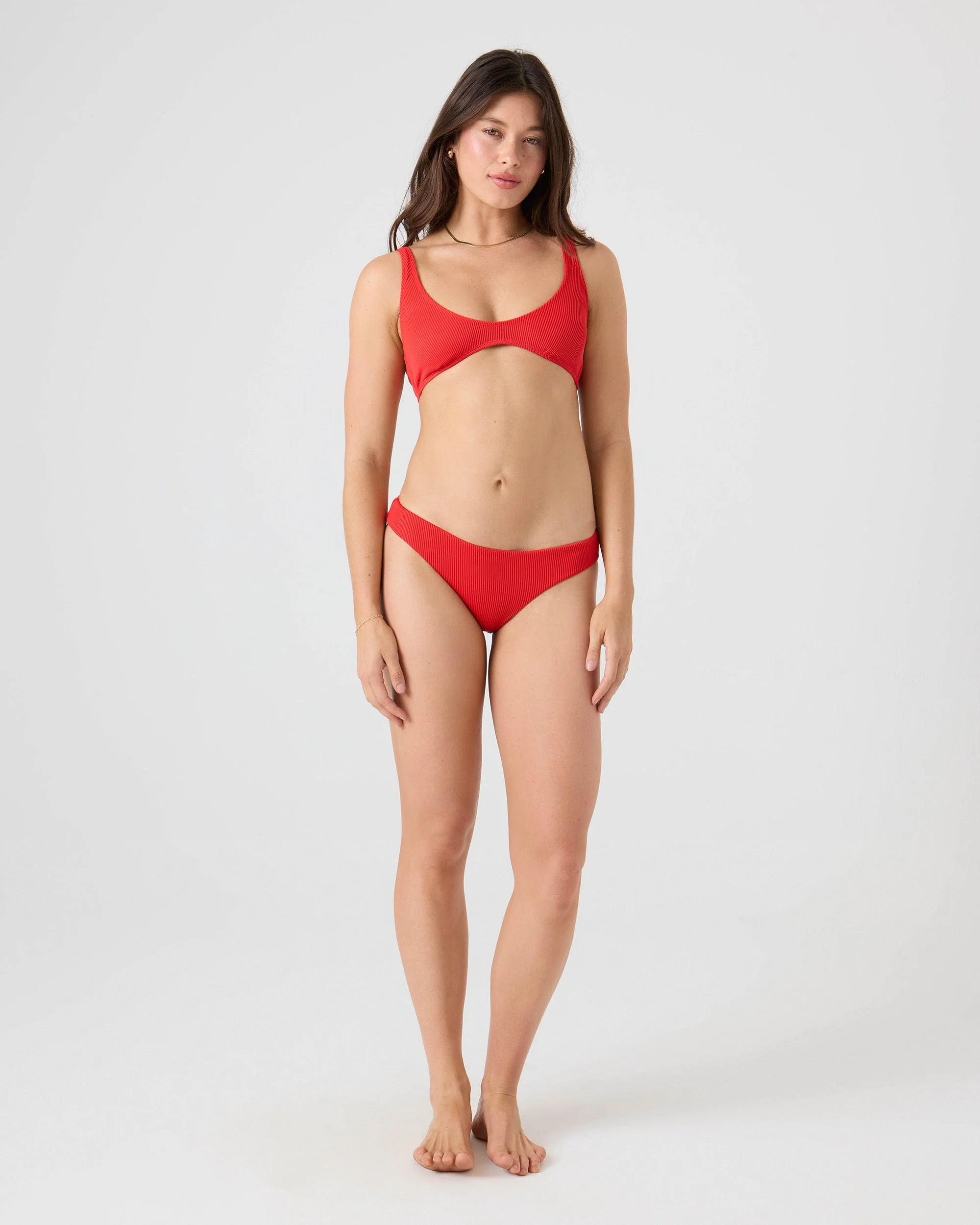 Rib Roxy Love Hipster Moderate Bikini Bottom