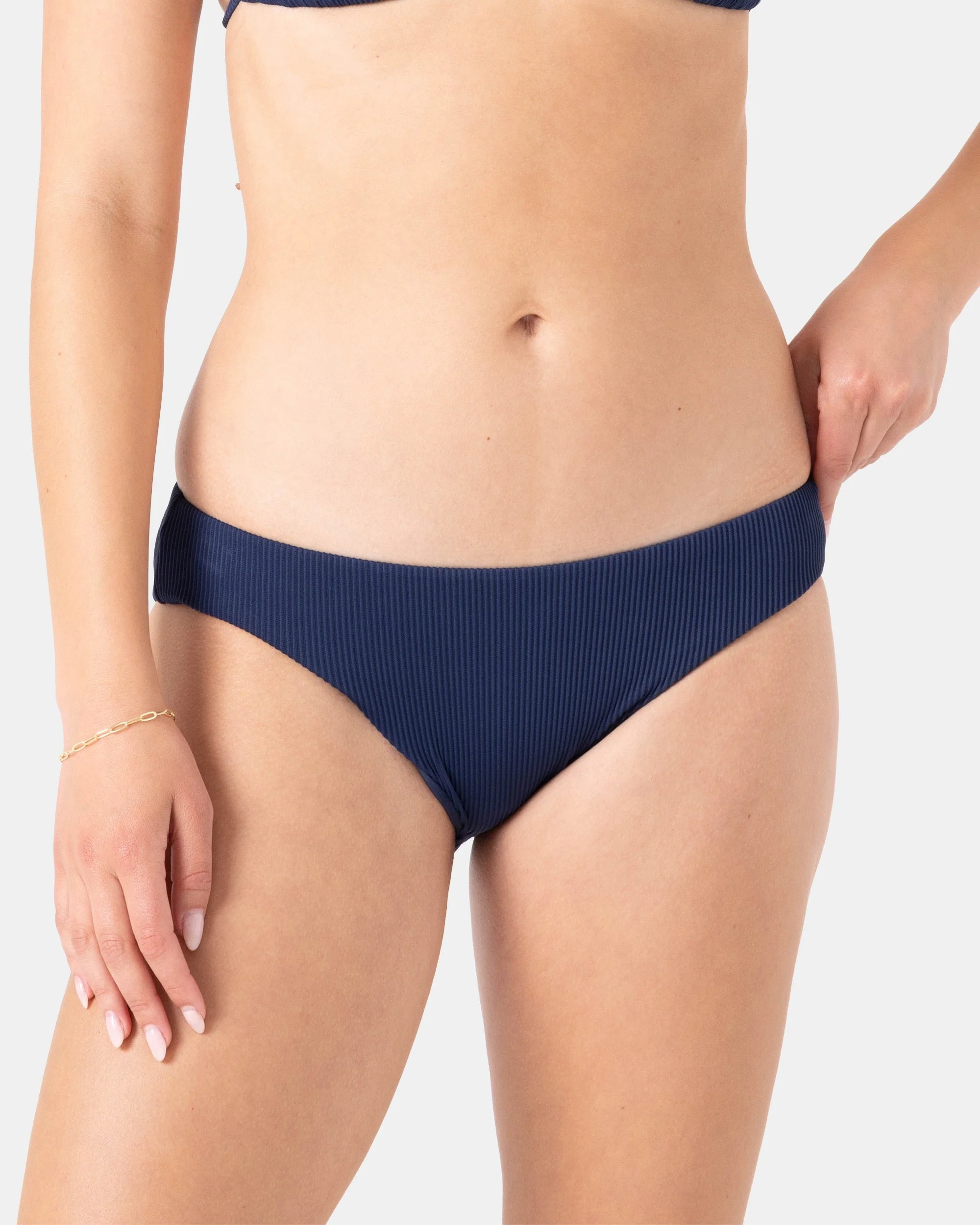 Rib Roxy Love Hipster Moderate Bikini Bottom - Image 2