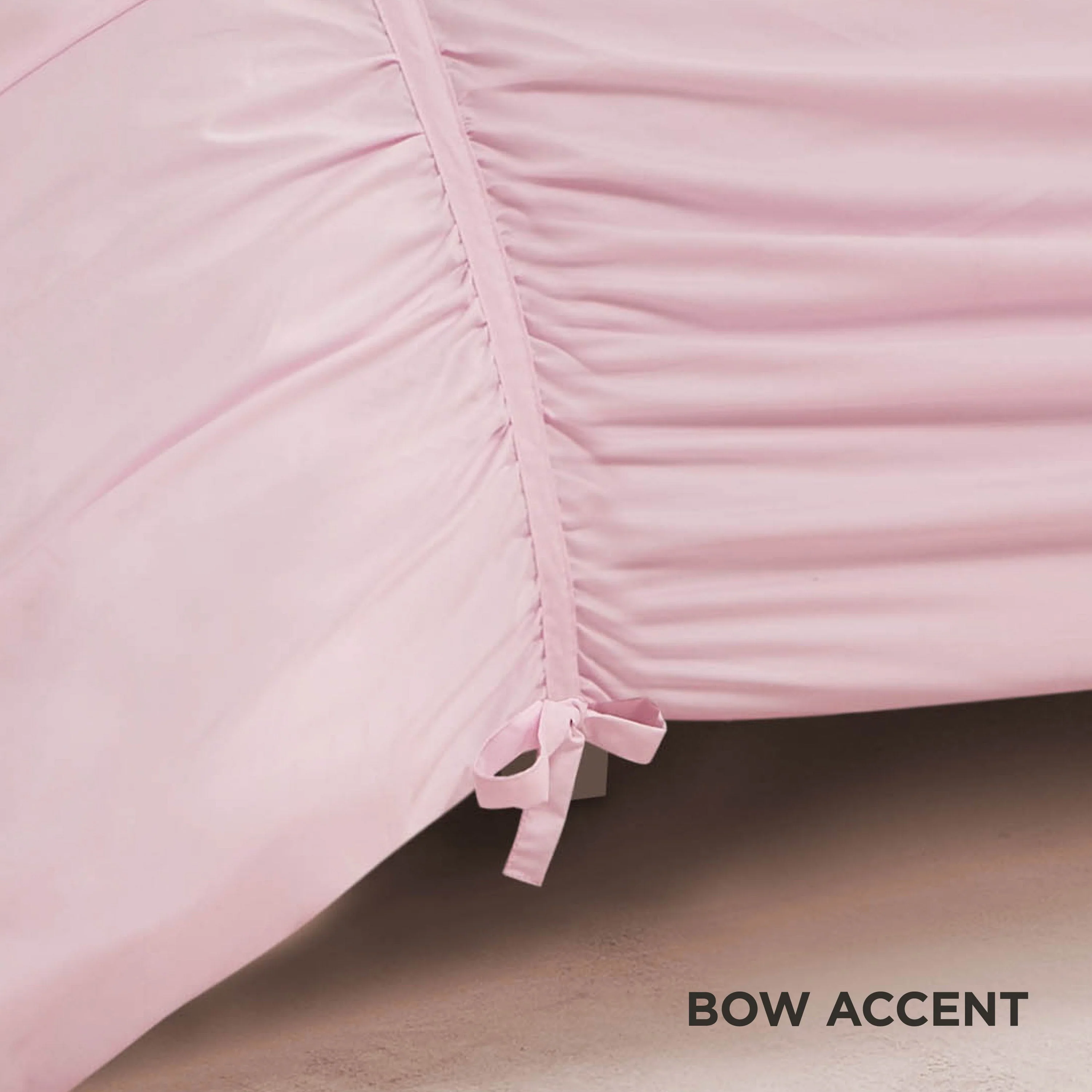 Ribbon Ruched Comforter Set - Image 8