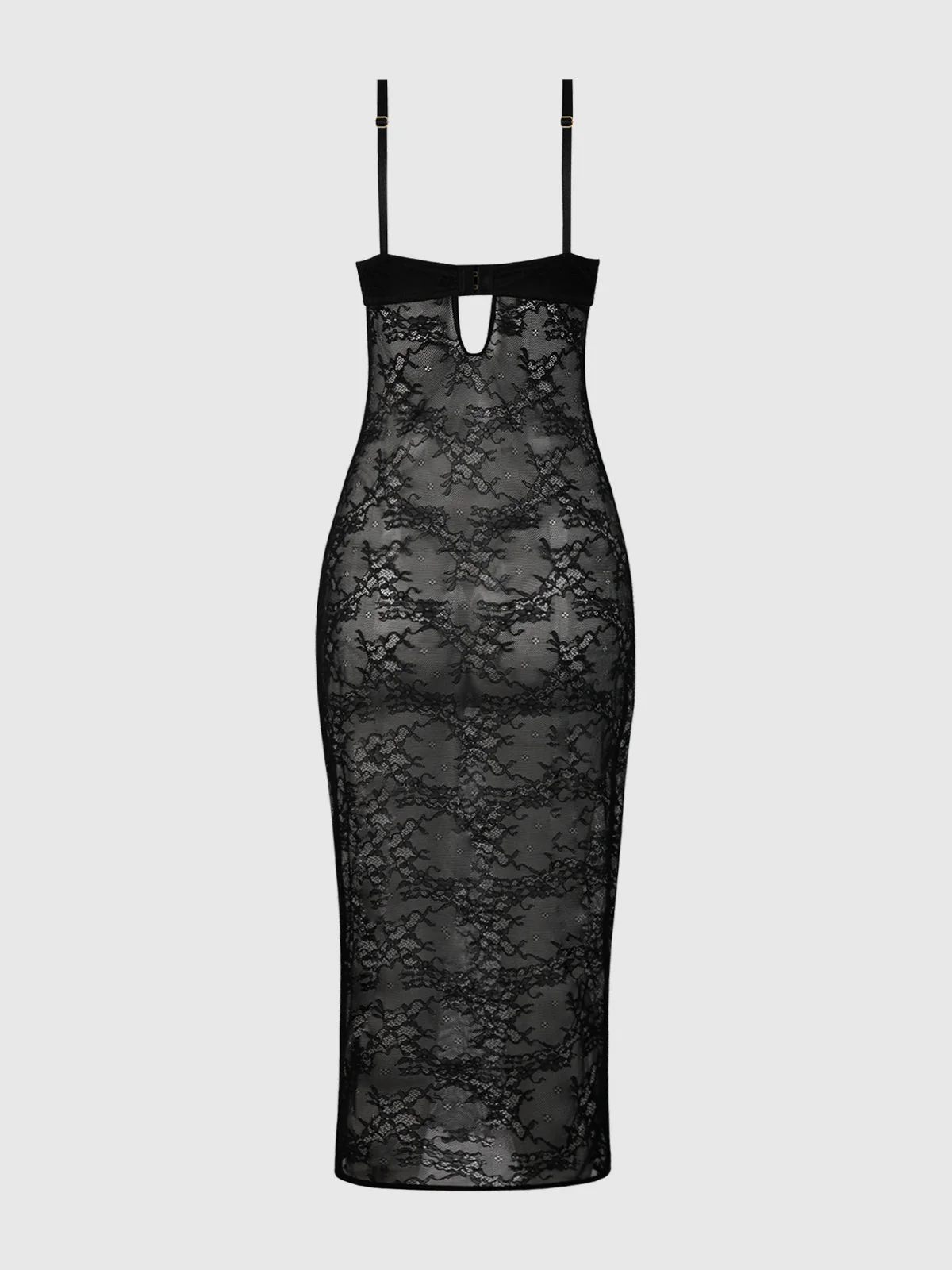 Rising Star Plunge Pia Lace Gown - Image 6