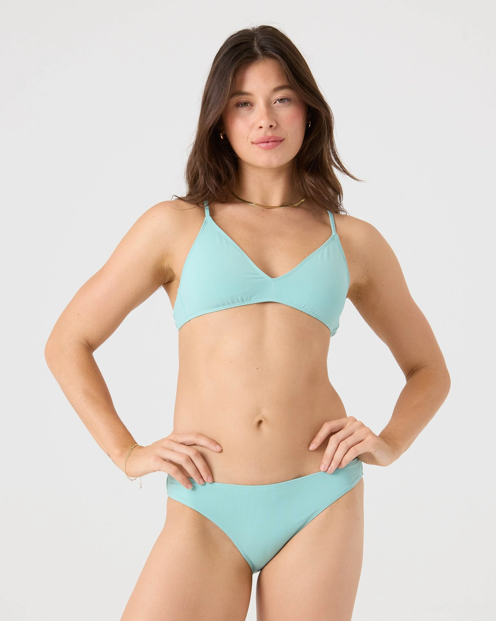 SD Beach Classics Athletic Triangle Bikini Top