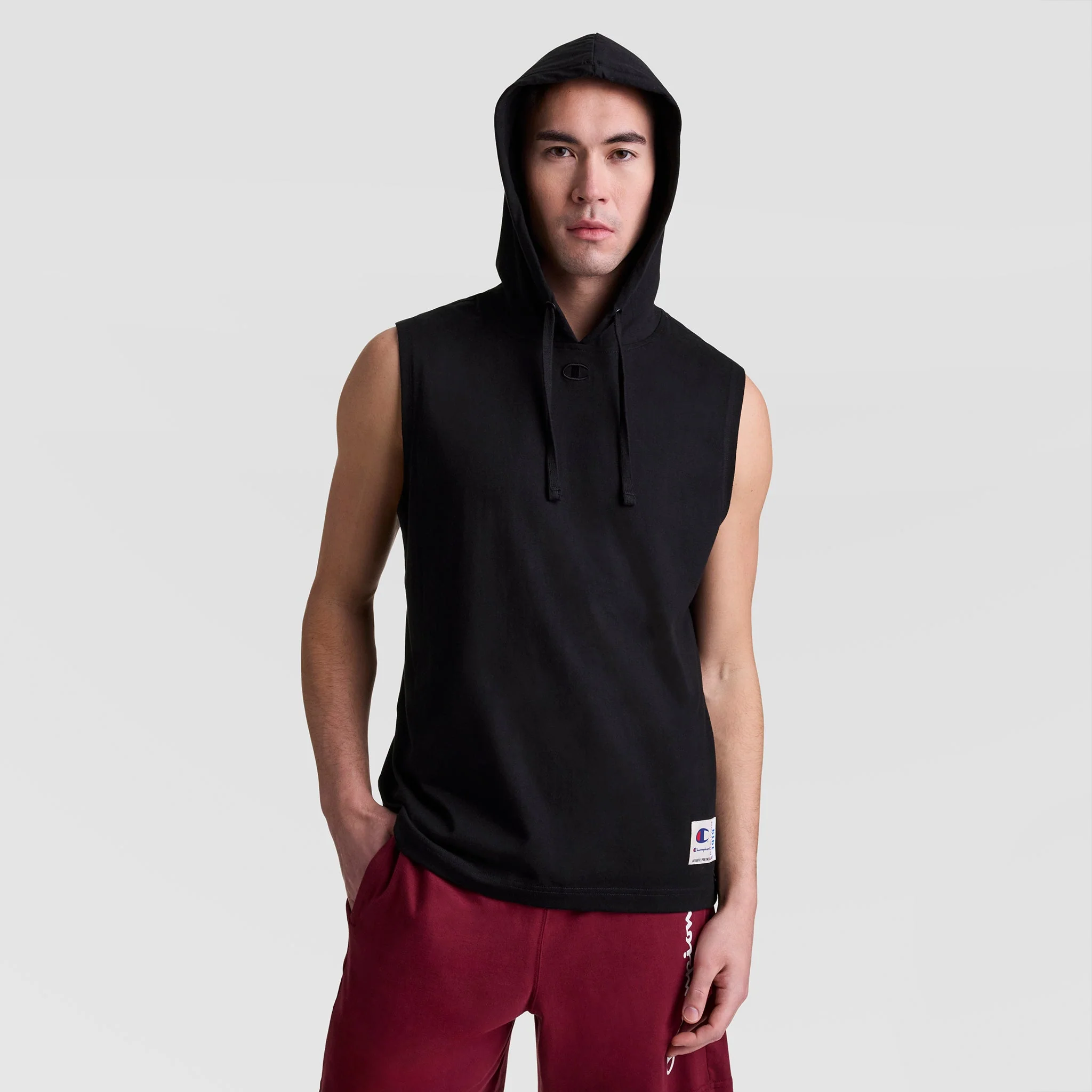 Sleeveless Hoodie, C Logo - Image 2