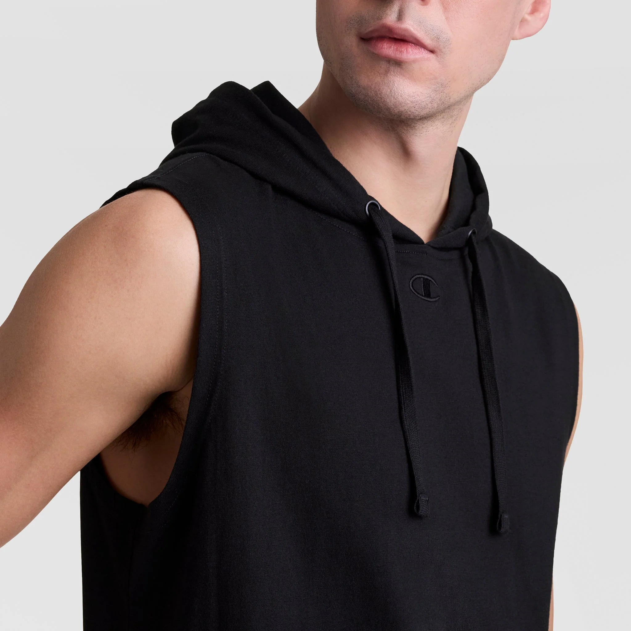 Sleeveless Hoodie, C Logo - Image 4