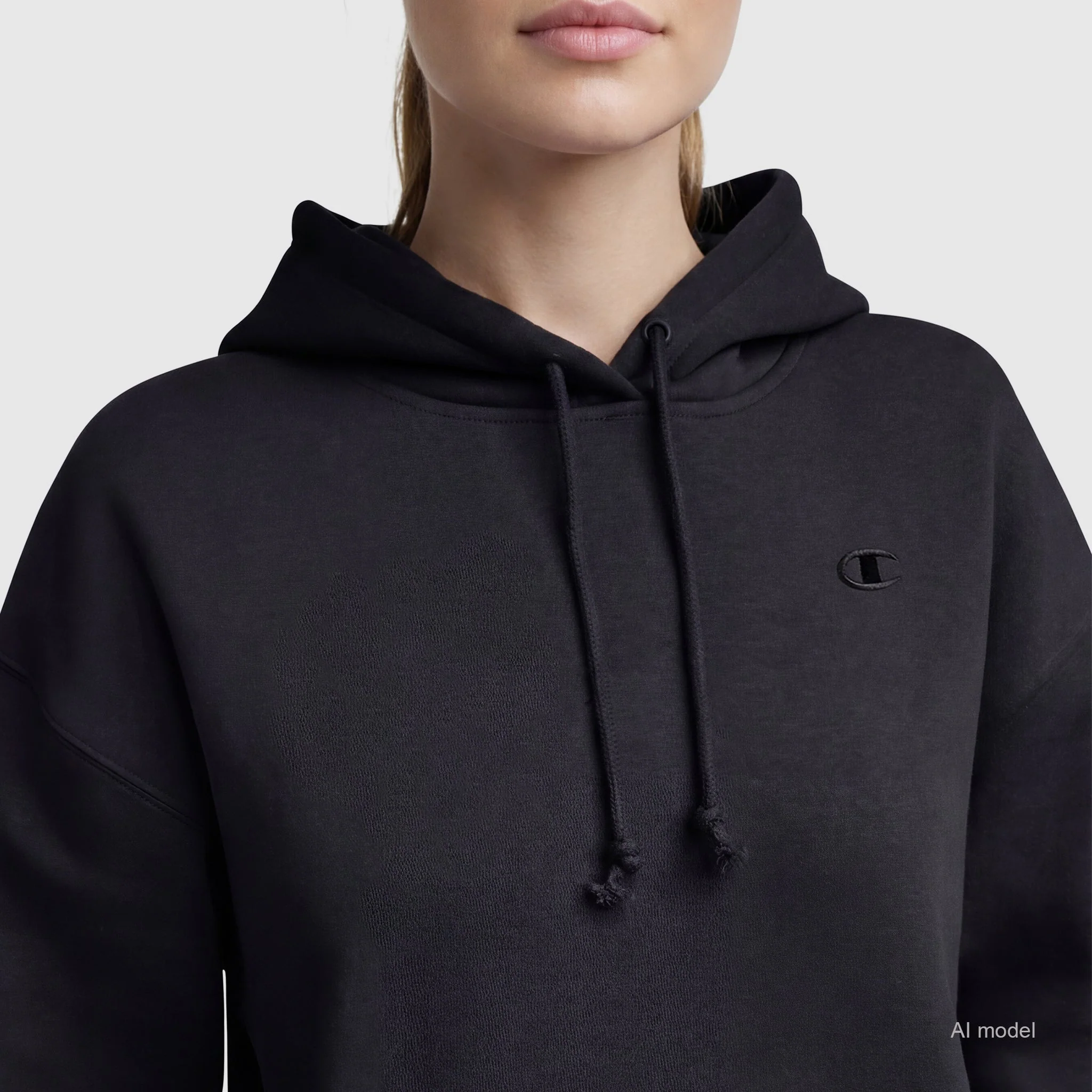 Small C Freshman Powerblend Hoodie - Image 4