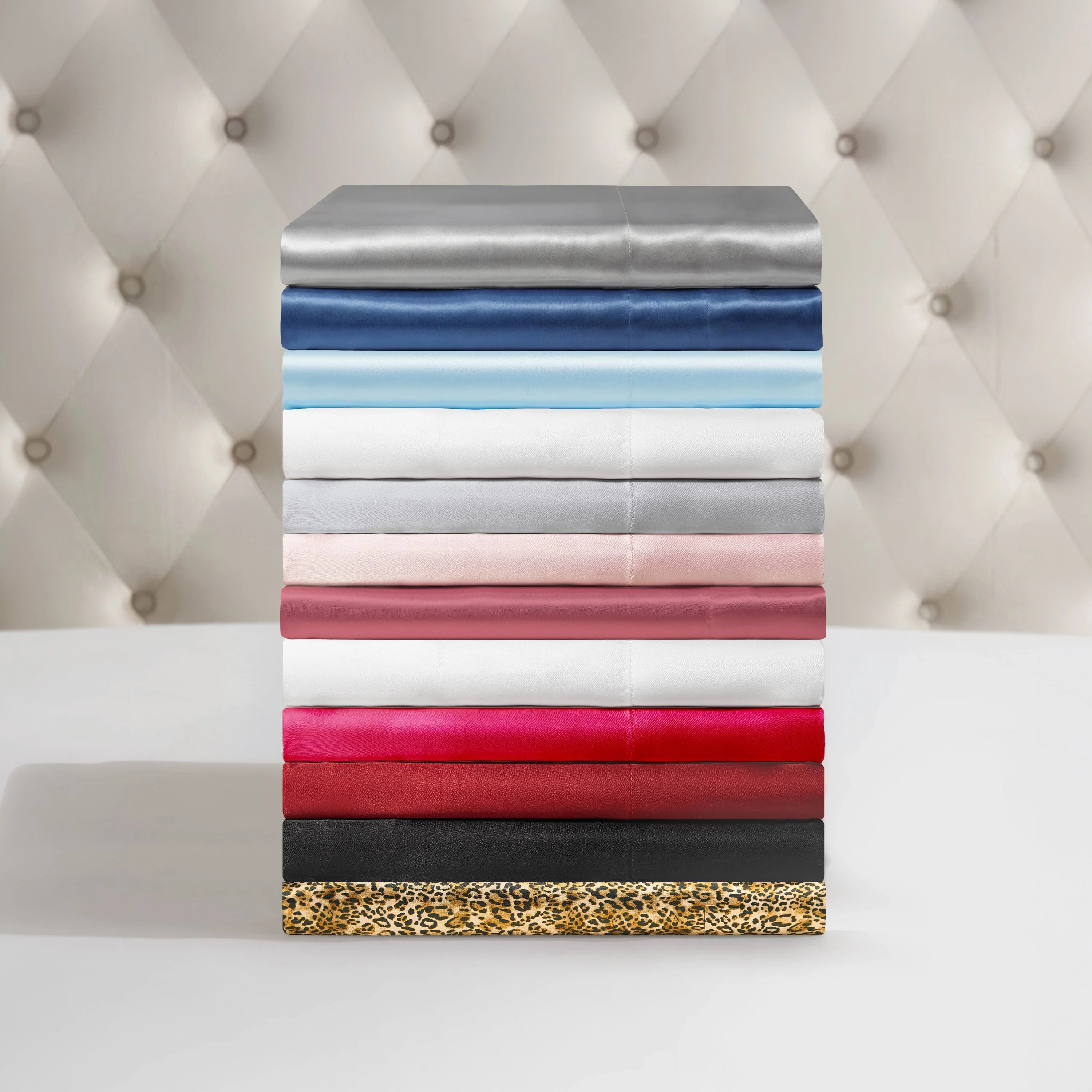 Solid Satin Sheet Set - Image 7