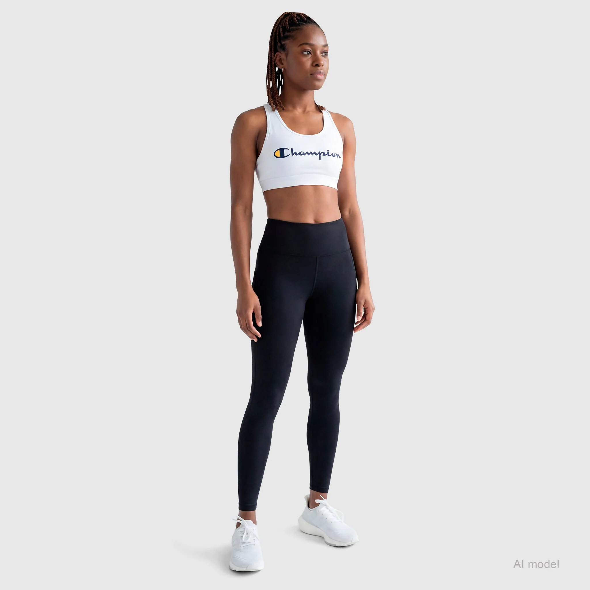 Sports Bra, Script Logo - Image 6