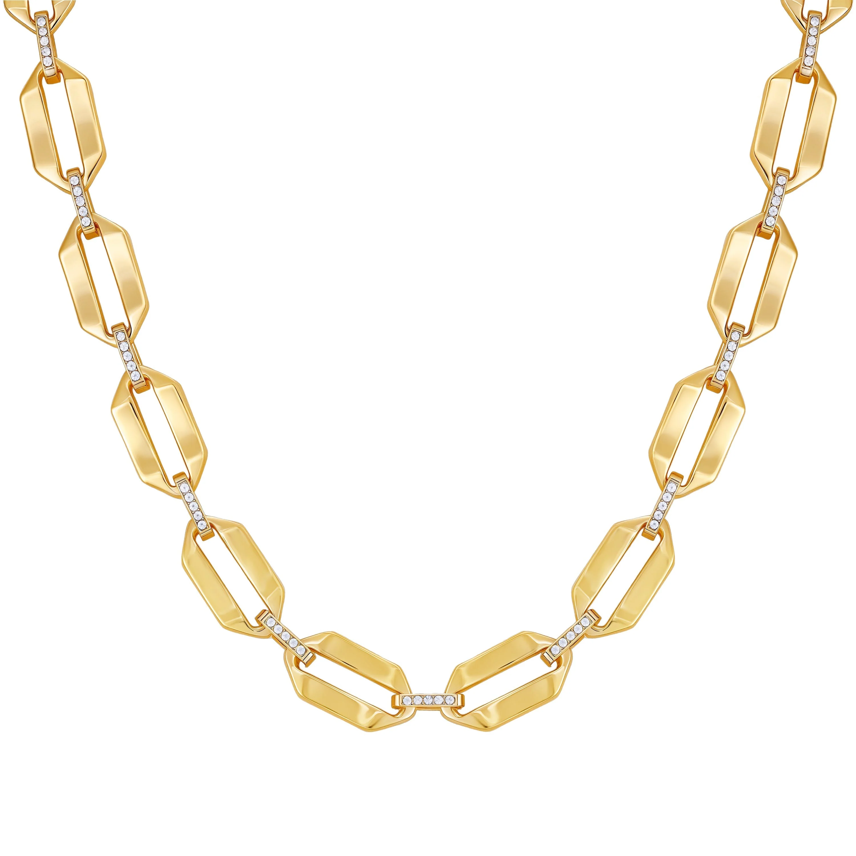 Statement Goldtone Link Necklace