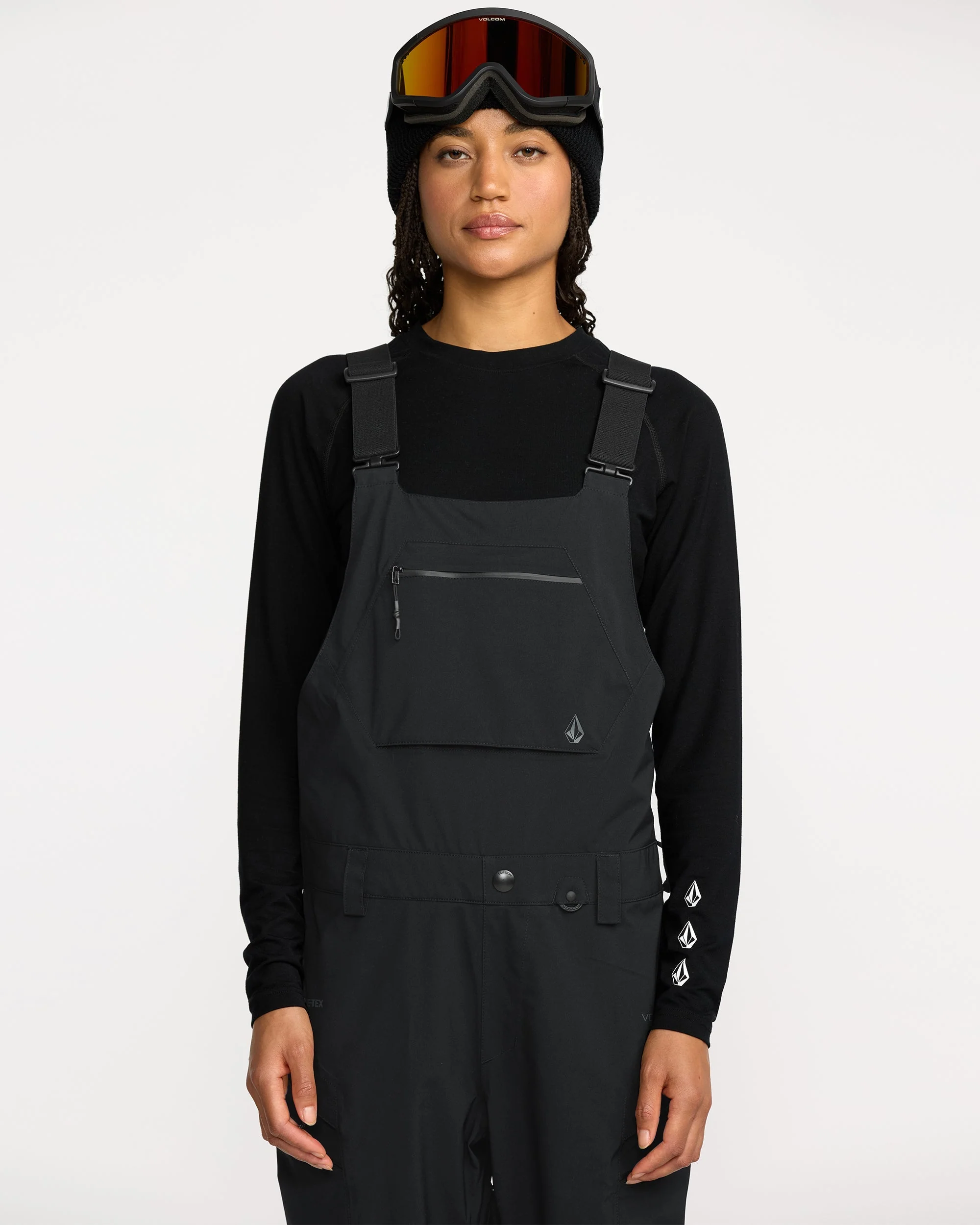 Women's Ash Stretch Gore Bib Overall - Image 3