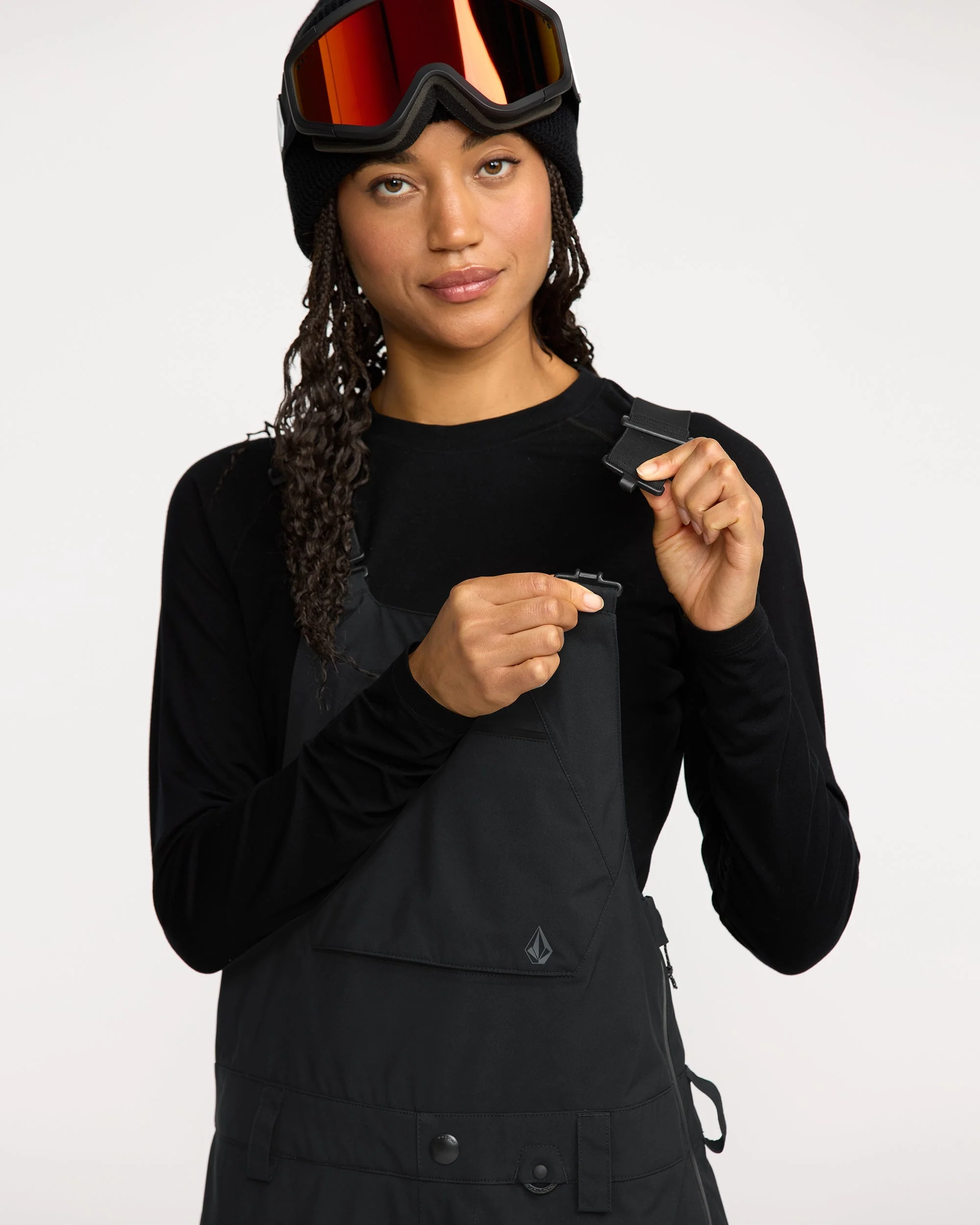 Women's Ash Stretch Gore Bib Overall - Image 4