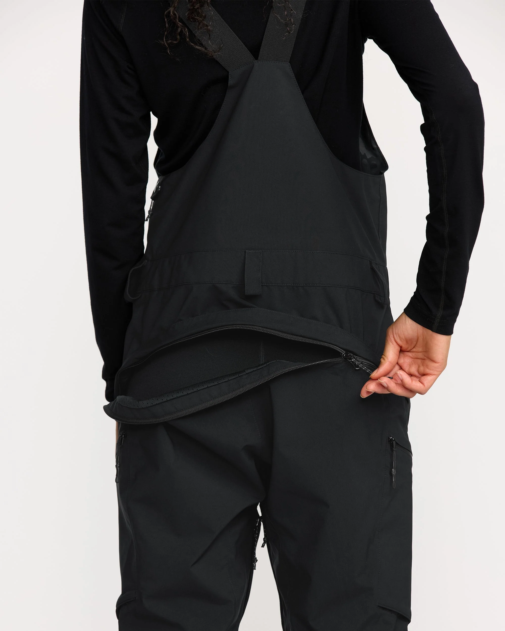 Women's Ash Stretch Gore Bib Overall - Image 5