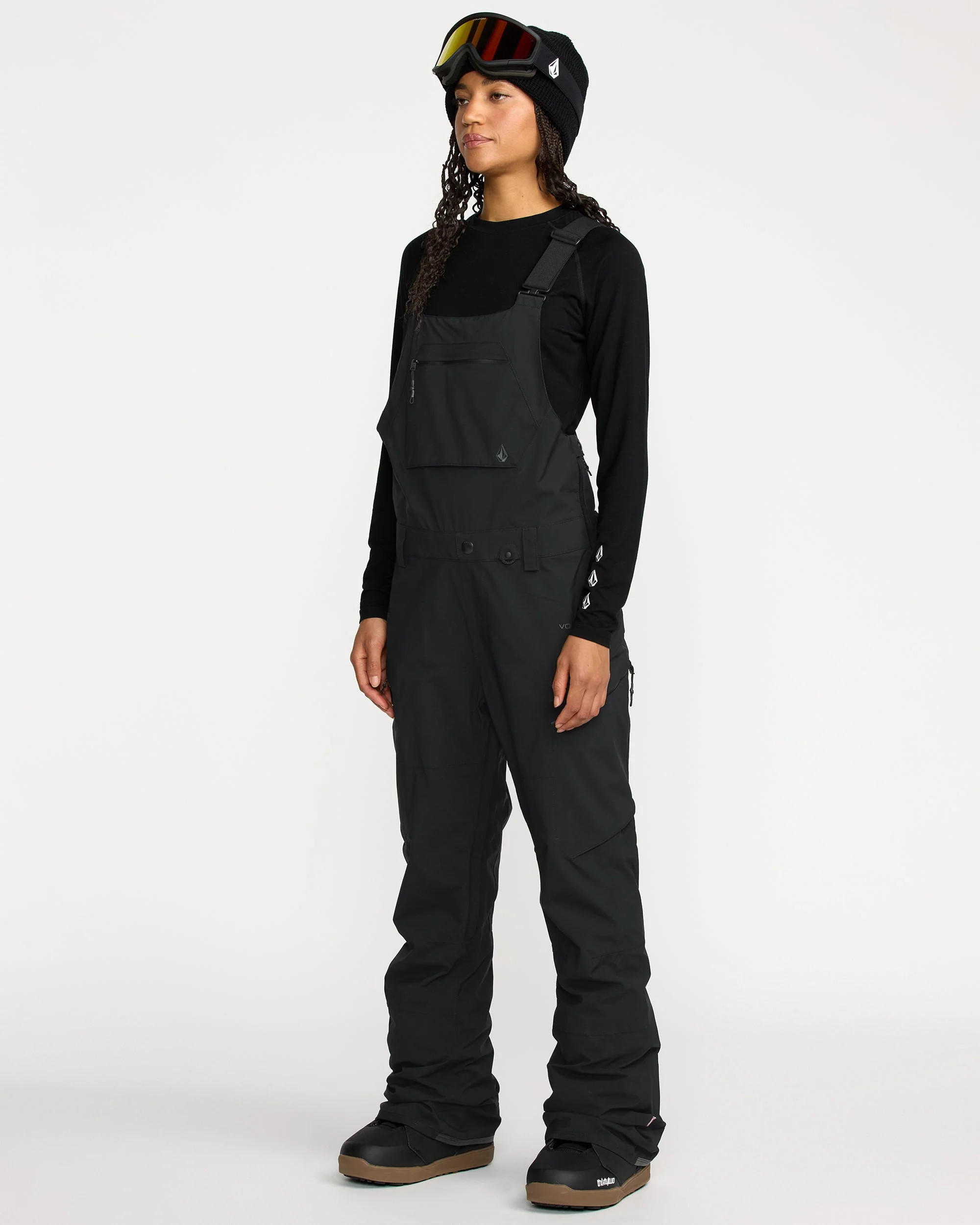 Women's Ash Stretch Gore Bib Overall - Image 8