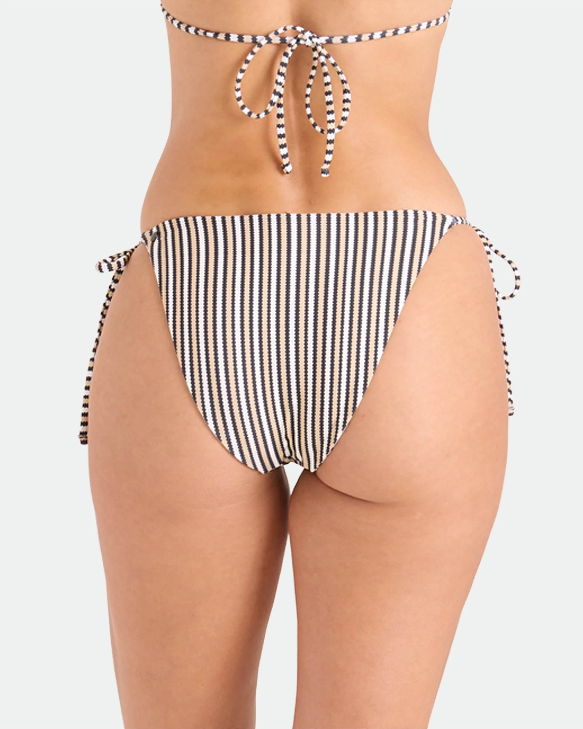 Women's Hibiscus Diamond Tie Side Full Reversible Bikini Bottom - Image 6