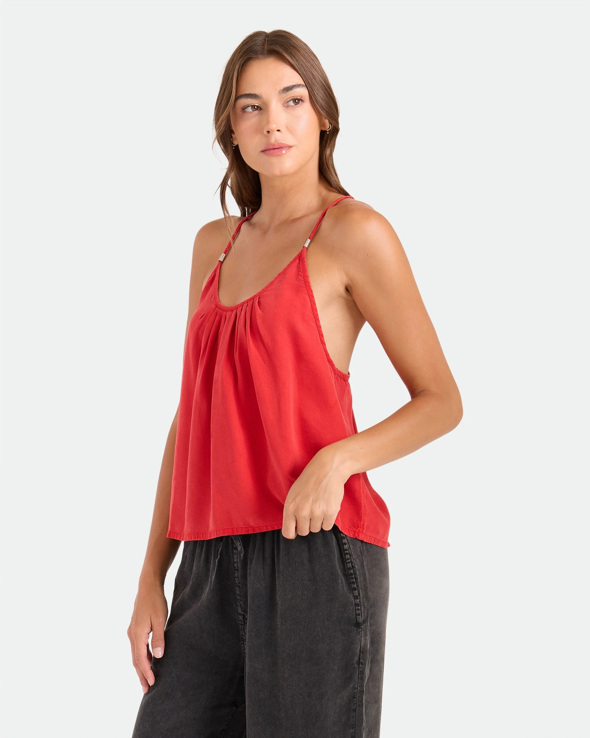 Women's Pleat Heart Cami - Image 4
