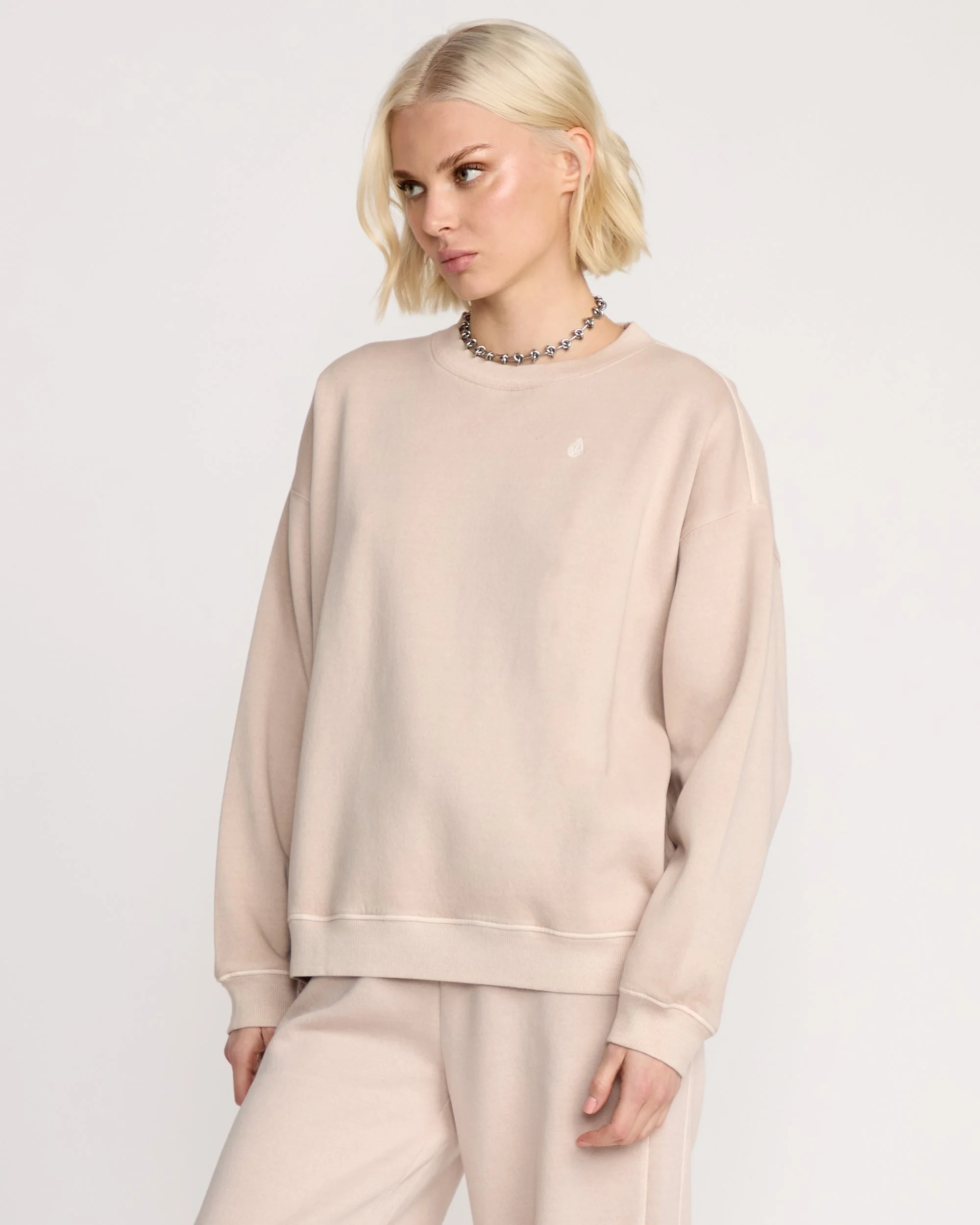 Women's Stone Soft Crew