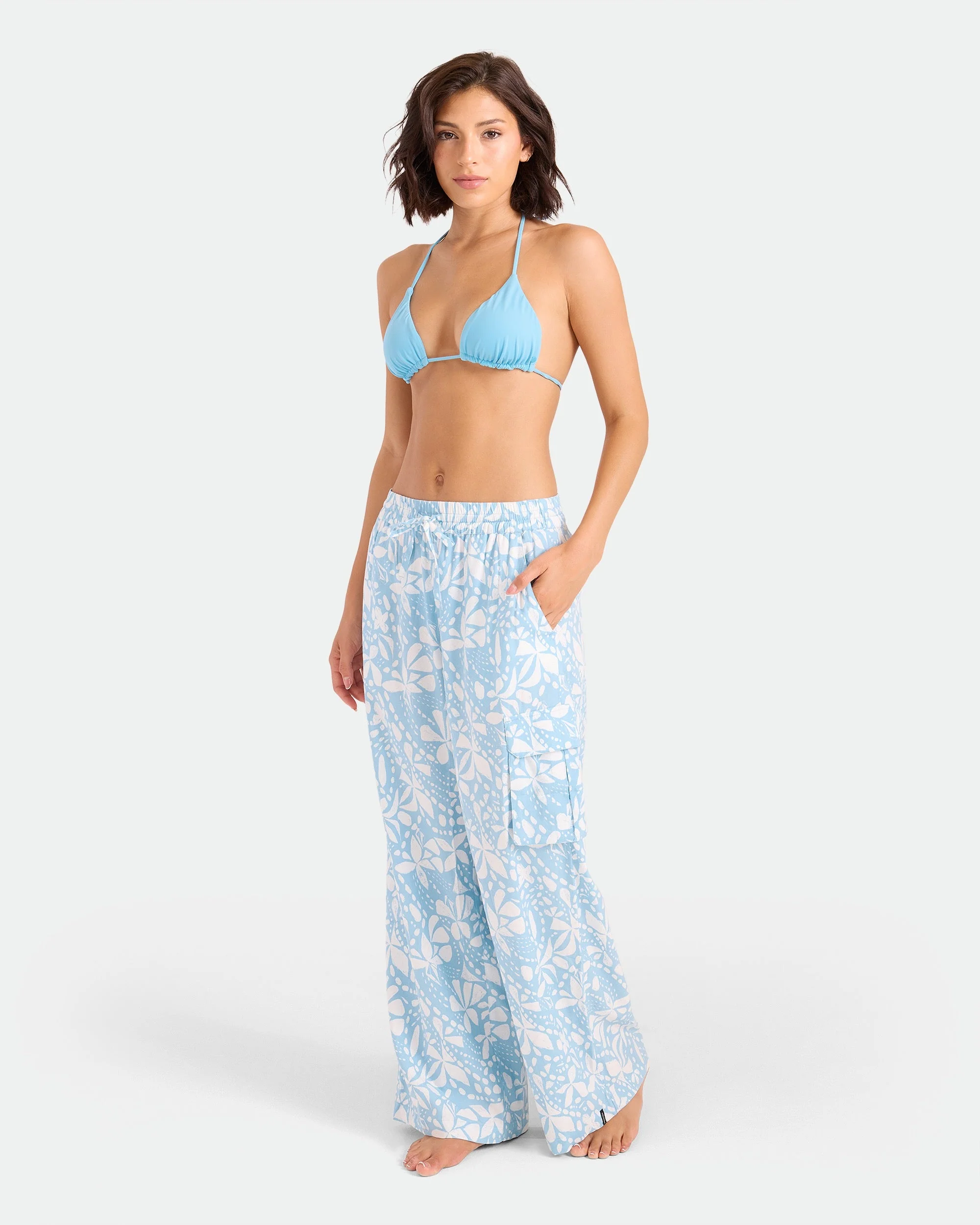 Women's Wide Leg Pull On Pants - Image 4