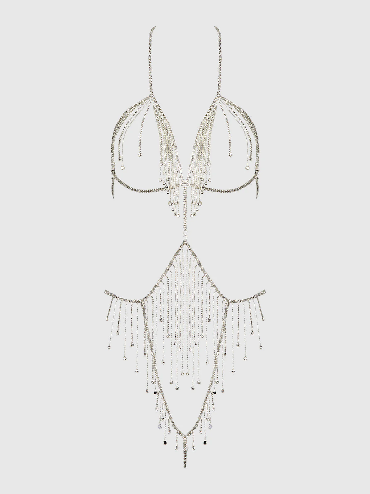 Ziggy Rhinestone Dangle Fringe Teddy - Image 6