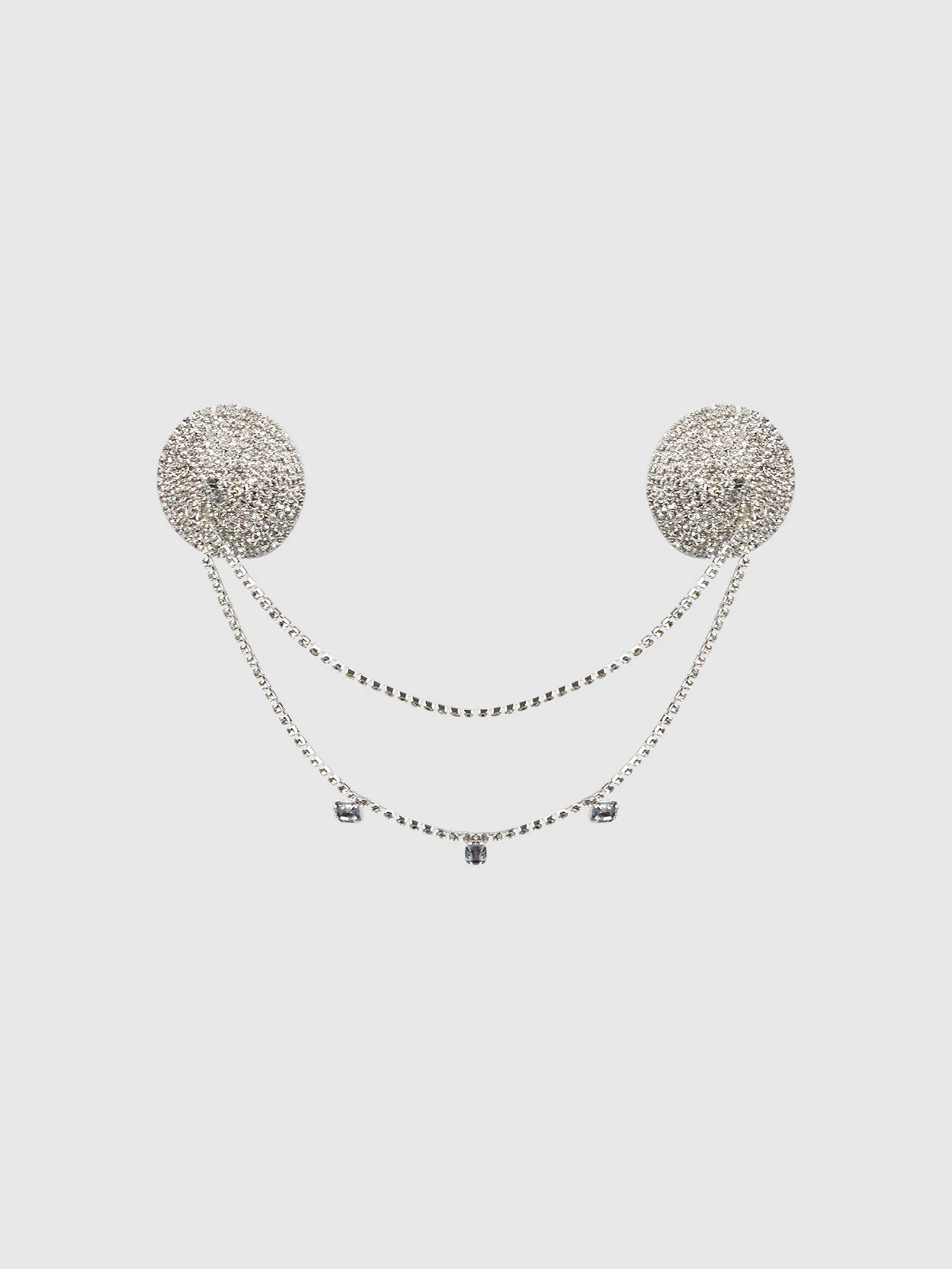 Ziggy Rhinestone Draped Cone Pasties